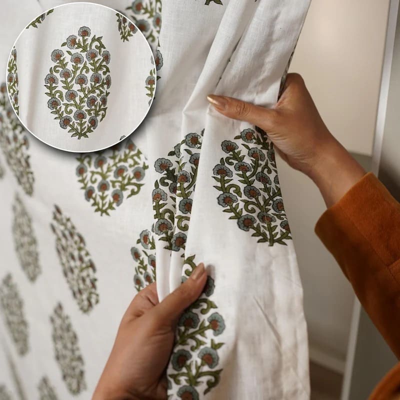 Indian Elegant Ring Window Curtain - Gudhal