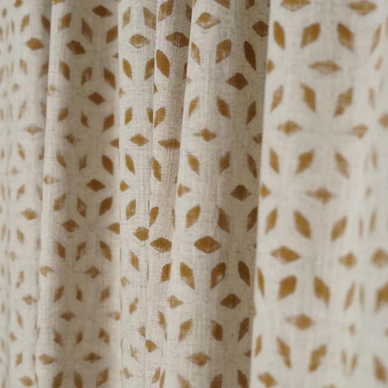 Indian Linen Rod Pocket Curtain || Shatkon