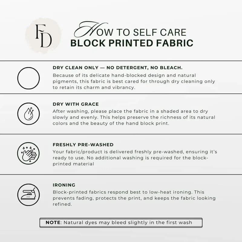Chudamani Block Print Linen Cushion Cover