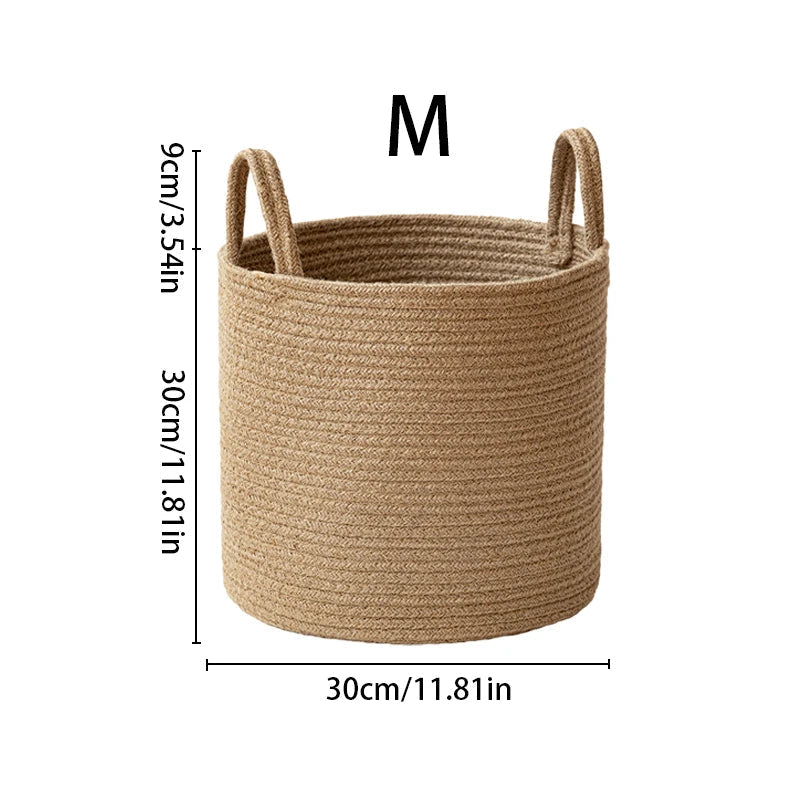 Handmade Woven  Basket Foldable-5