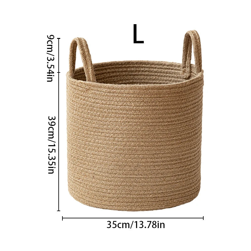 Handmade Woven  Basket Foldable-6