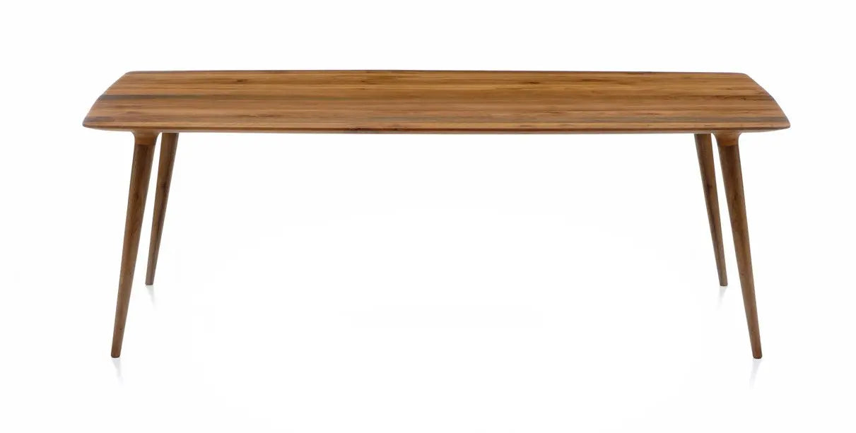 Edge Glued Hardwood Dining Table - Solid Kitchen Table