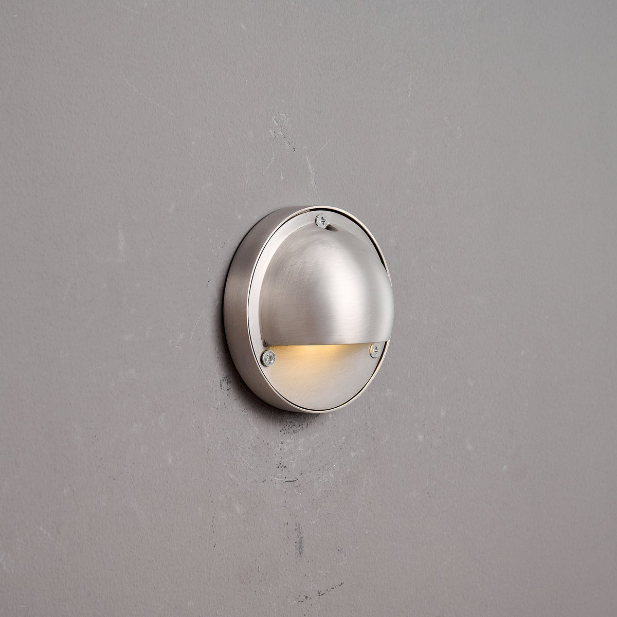 Hardy | Solid Brass Outdoor Wall Sconce with Patina | Compact Porch Light for Entryways