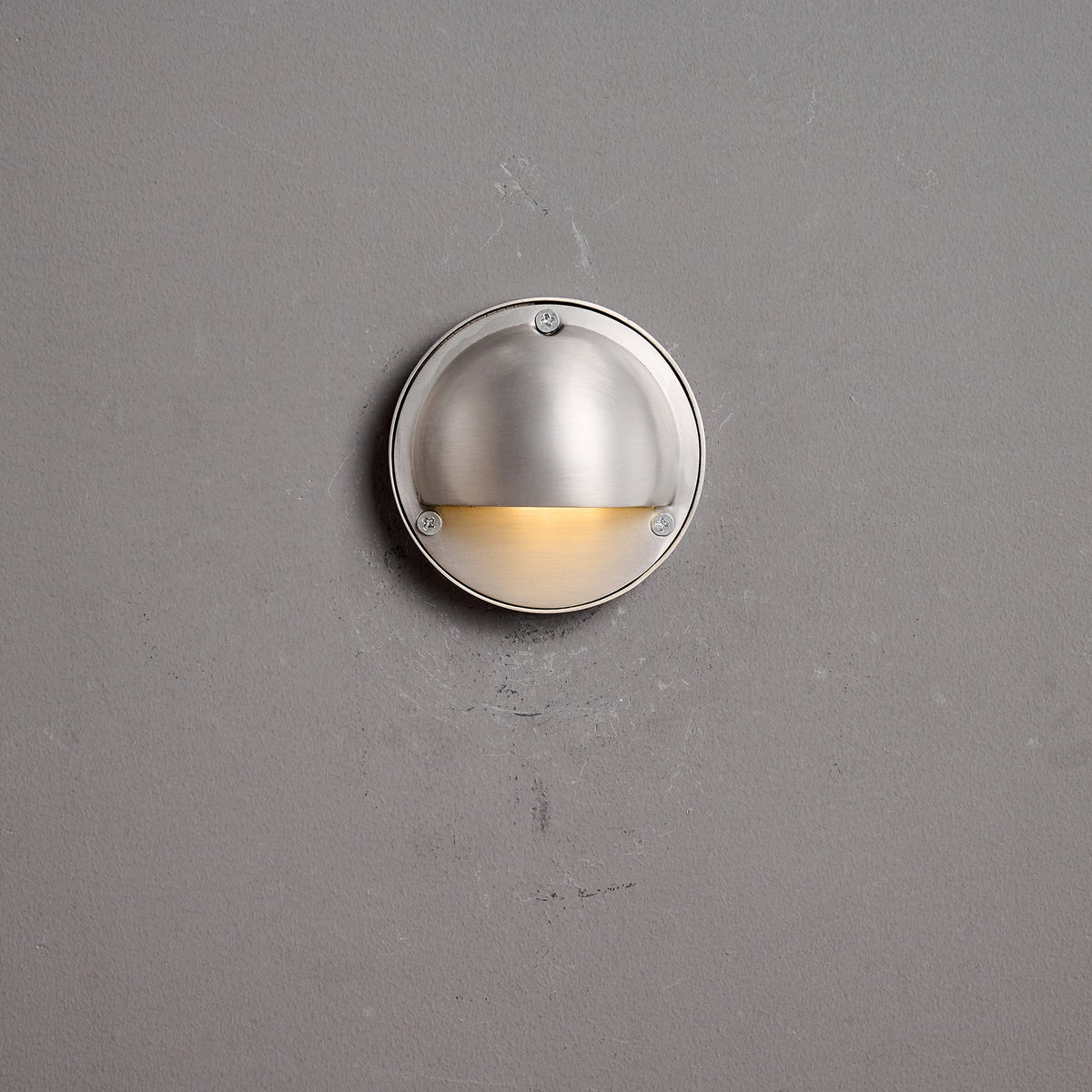 Hardy | Solid Brass Outdoor Wall Sconce with Patina | Compact Porch Light for Entryways