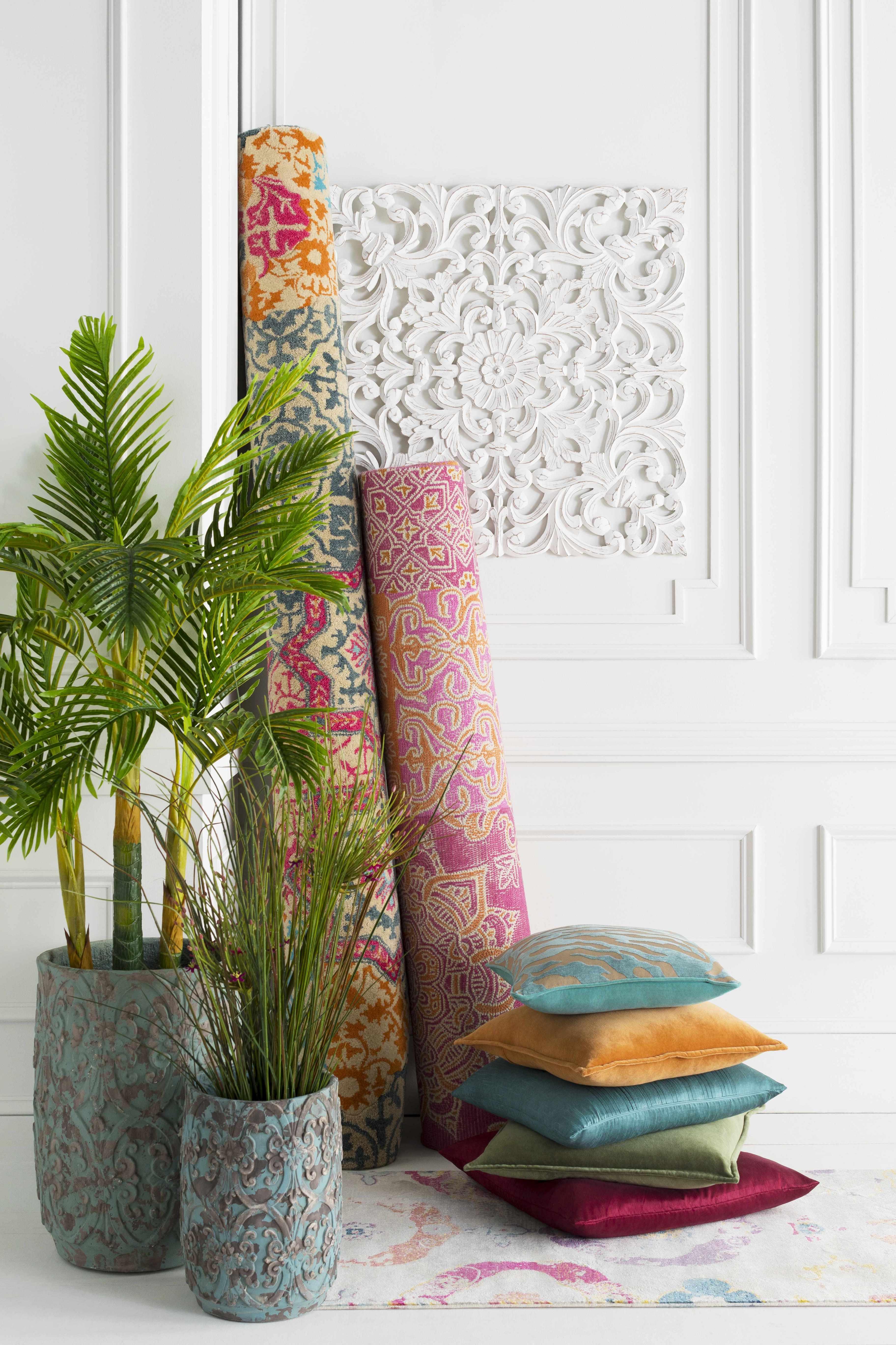 Sachse Teal Pleated Accent Pillow - PRHOMZ