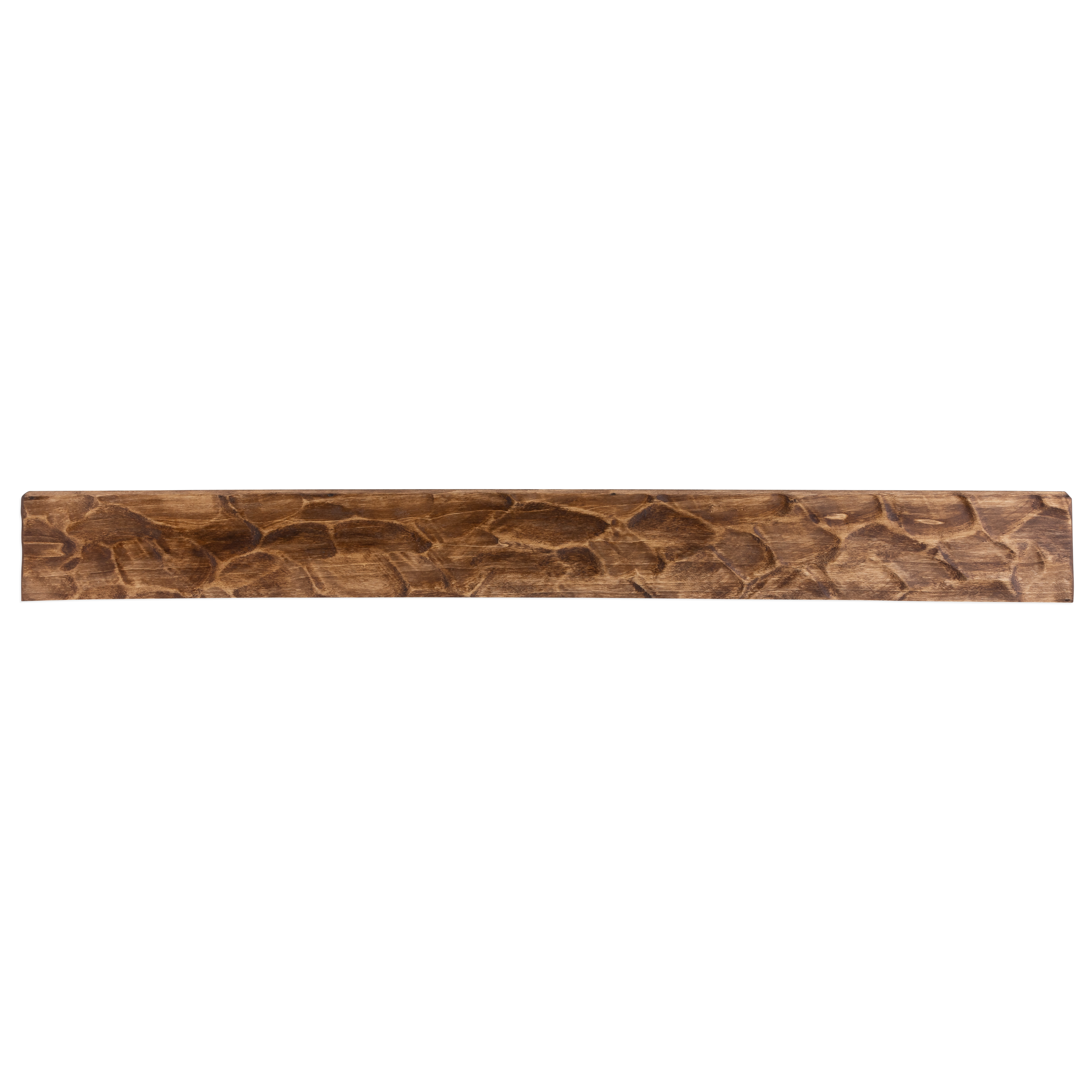 Rough Hewn Poplar Fireplace Mantel Shelf