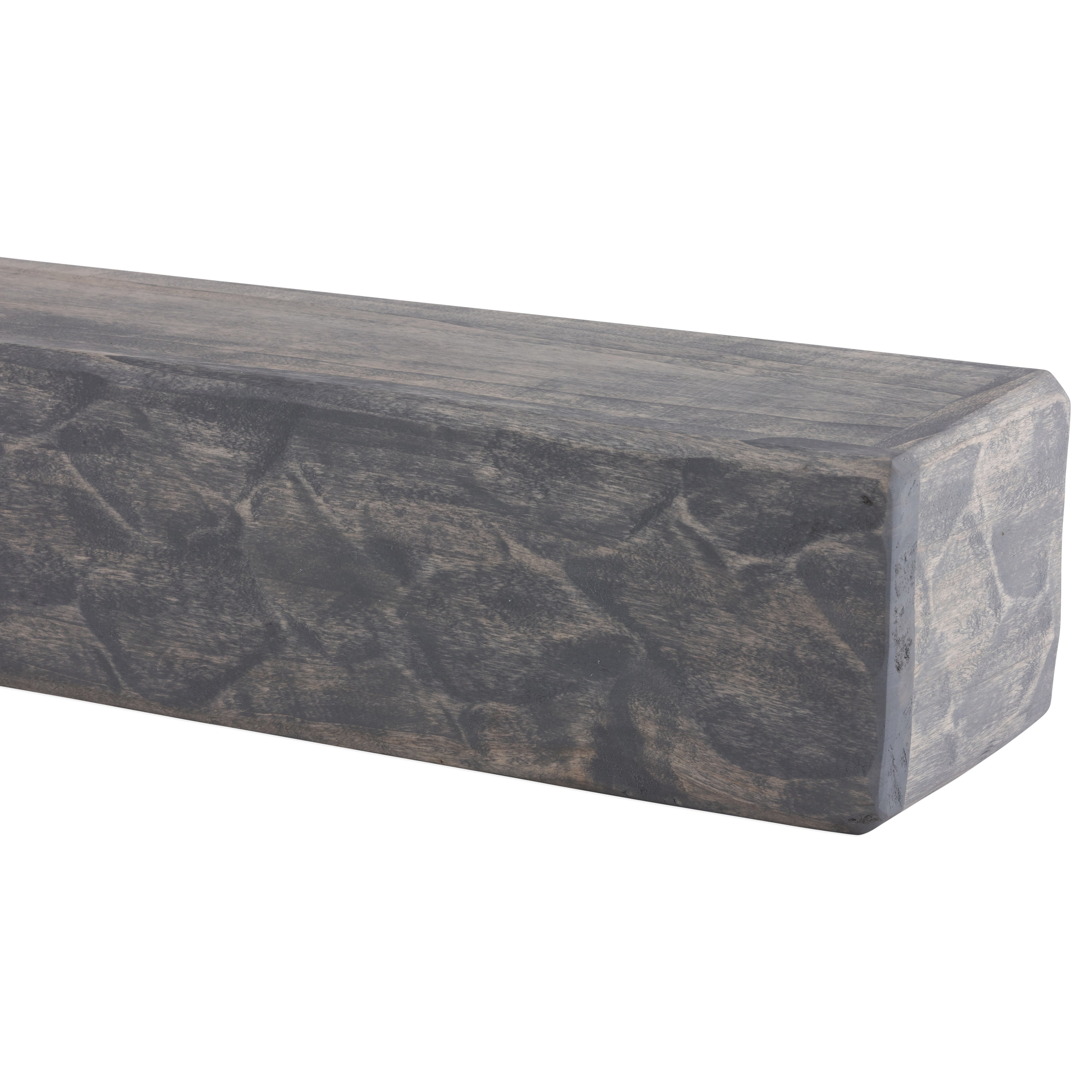 Rough Hewn Poplar Fireplace Mantel Shelf