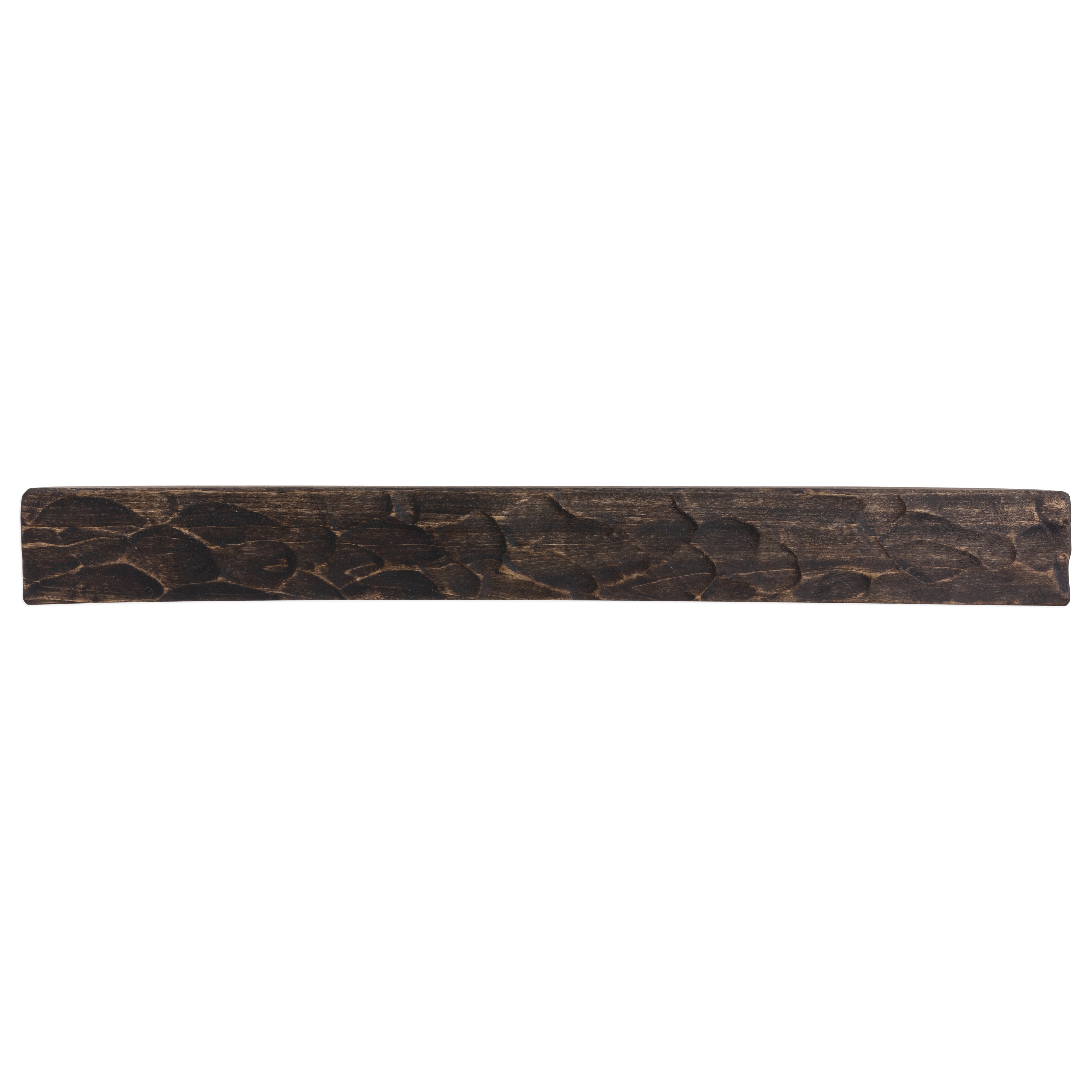 Rough Hewn Poplar Fireplace Mantel Shelf