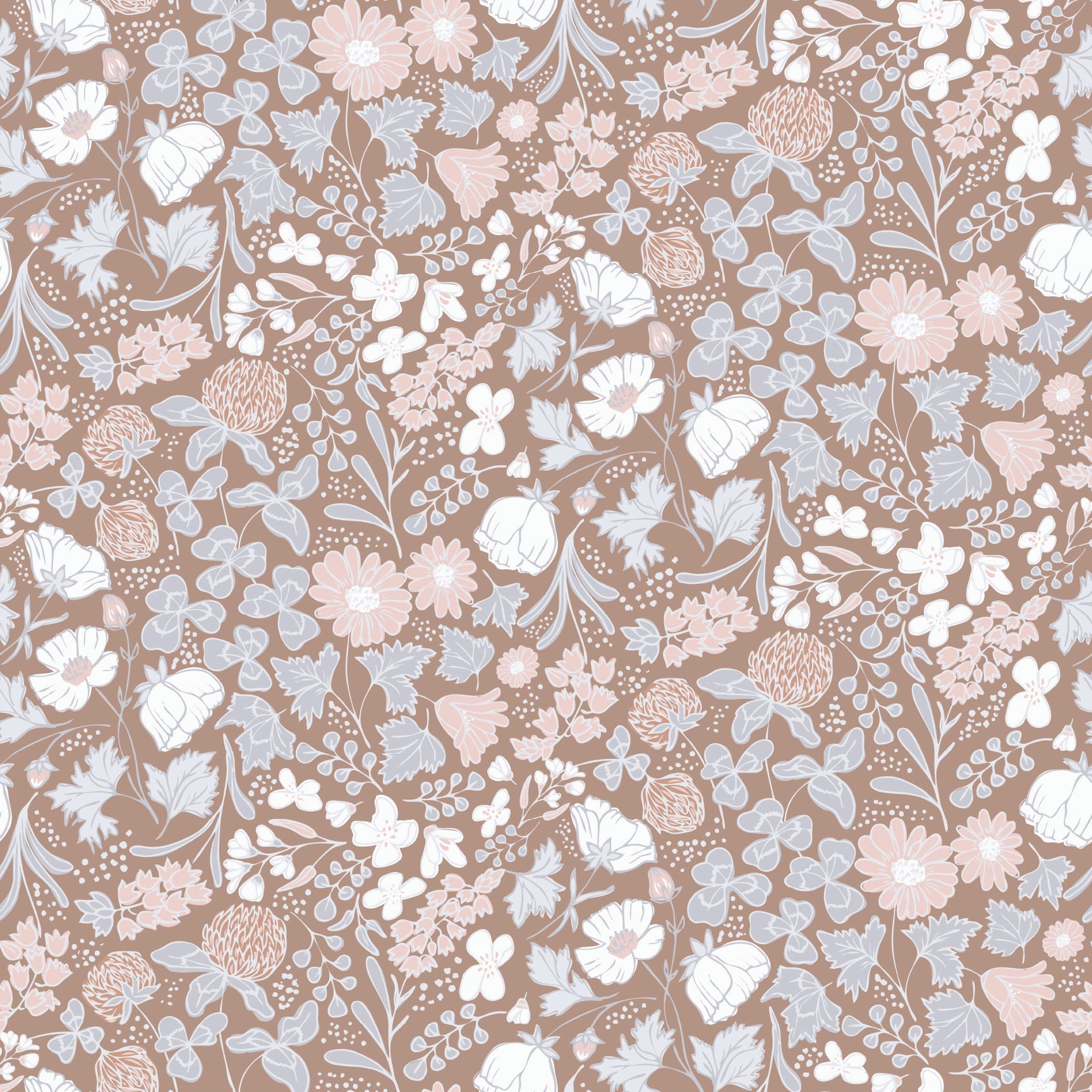 Holles Wallpaper by The Bright Leaf Design