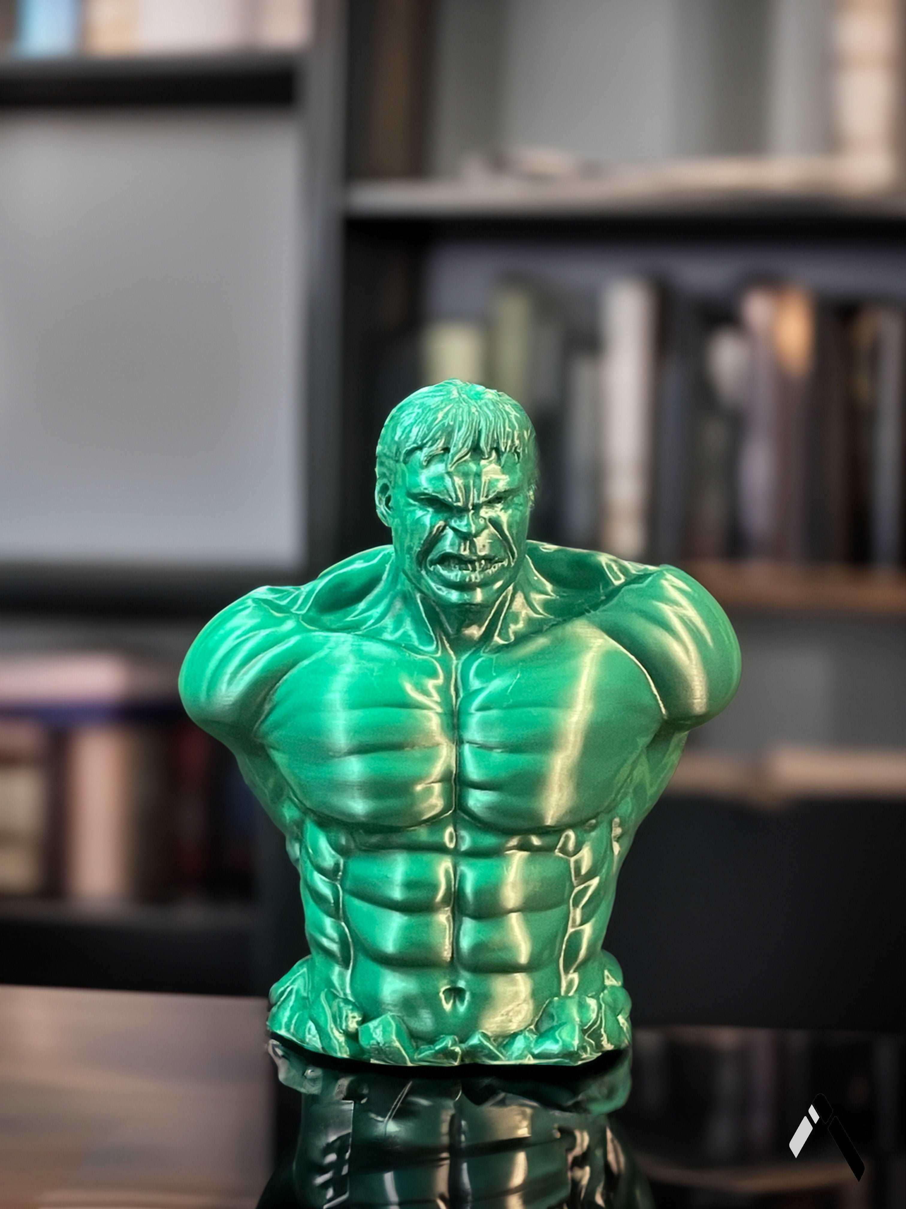 Hulk Bust Sculpture - Green-1