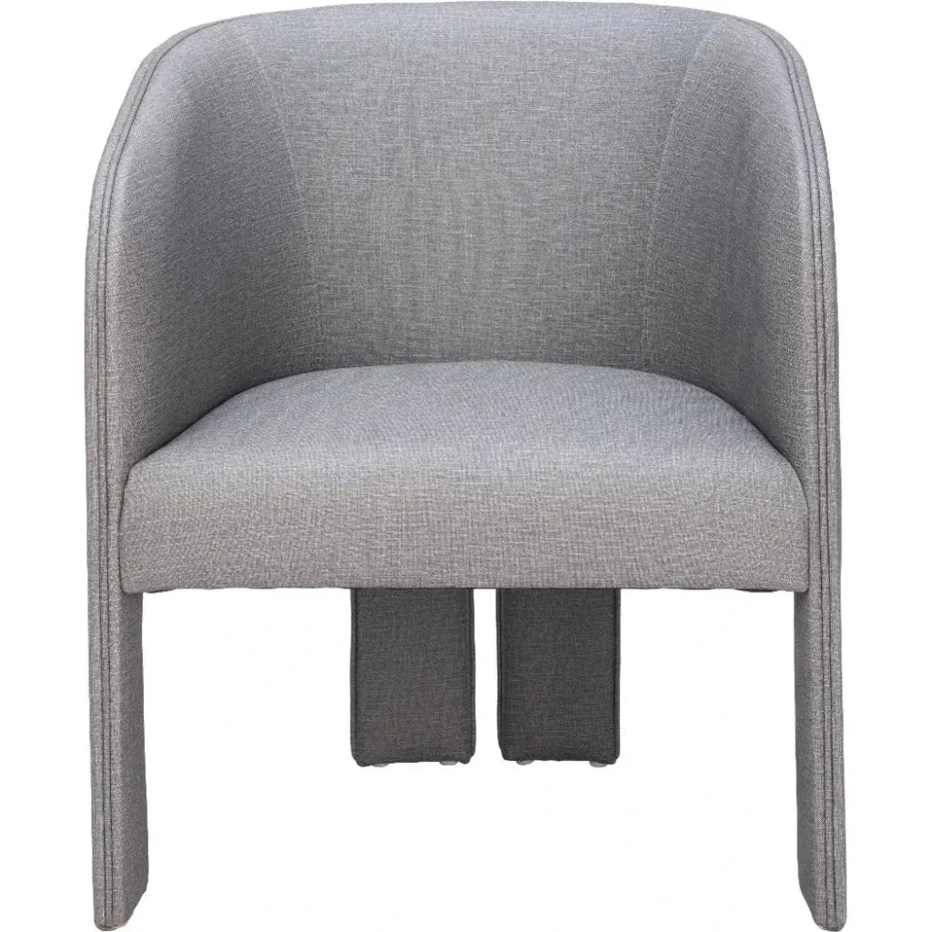 Hull  Slate Gray Accent Arm Chair