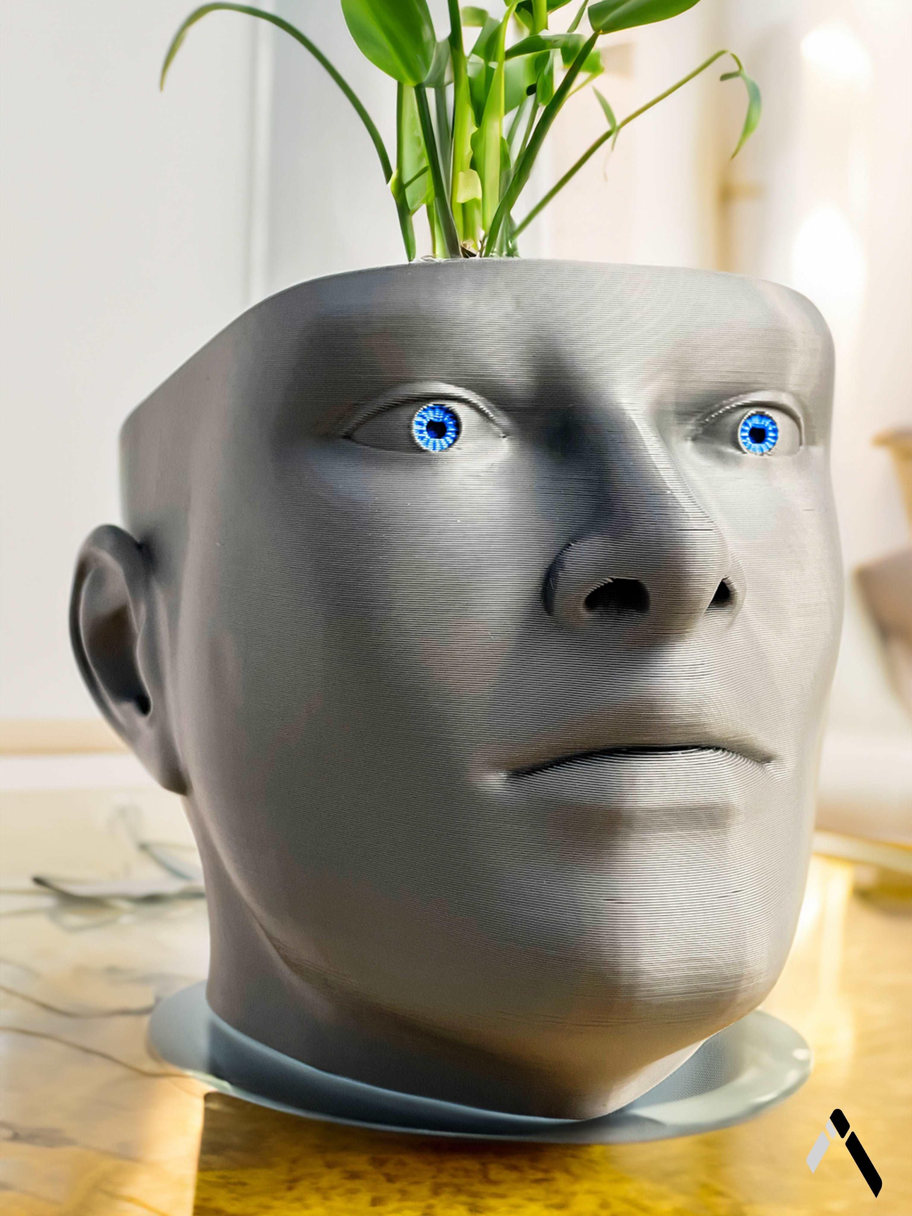 Human Head Planter Pot-1