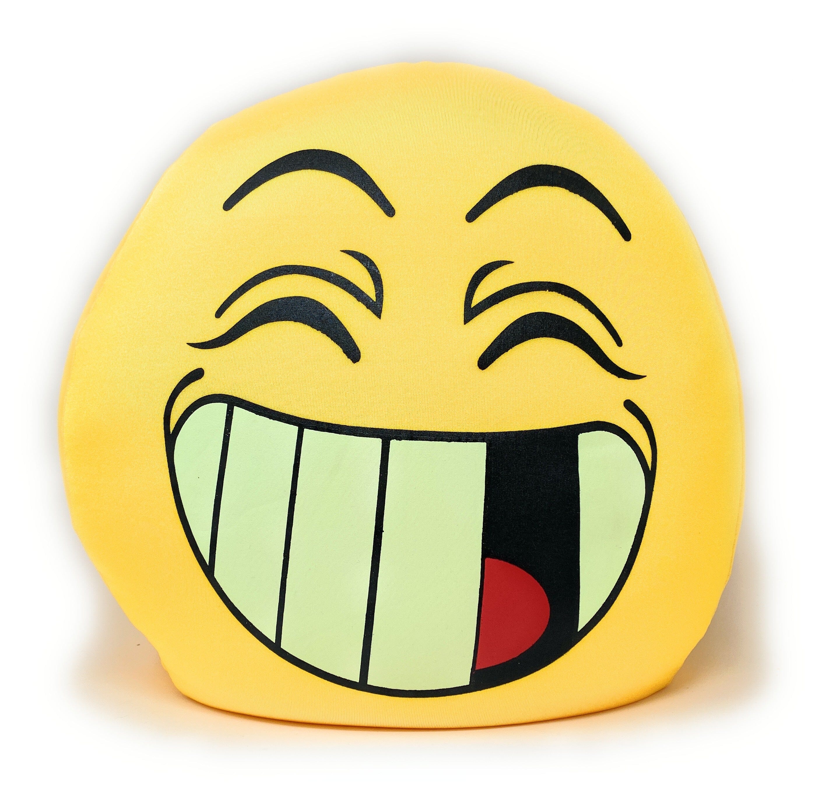 Tache Squishy Crazy Faces Microbead Cushions Throw Pillows