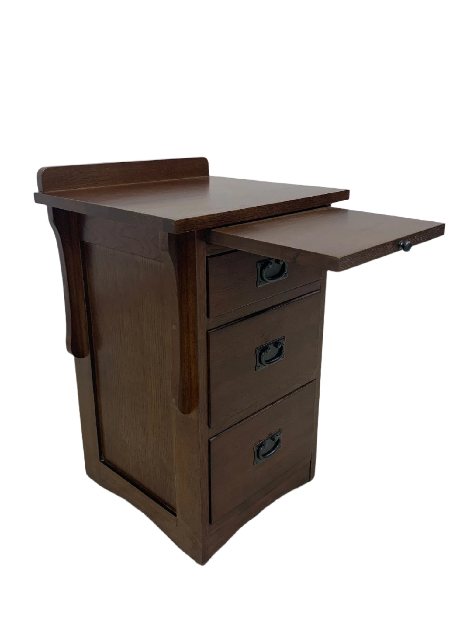 Crofter Style 3 Drawer End Table with Writing Tray-Michael Cherry-MC3