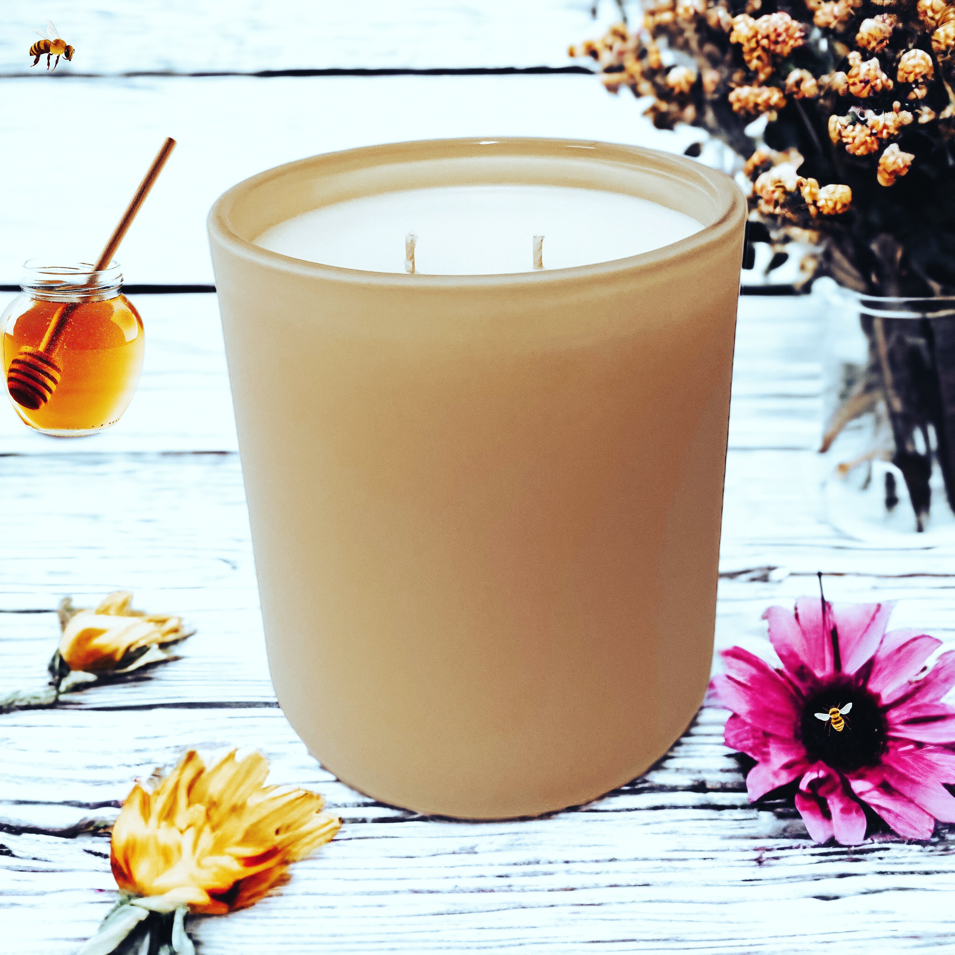 Oh Honey Scented Soy Wax Candle-0