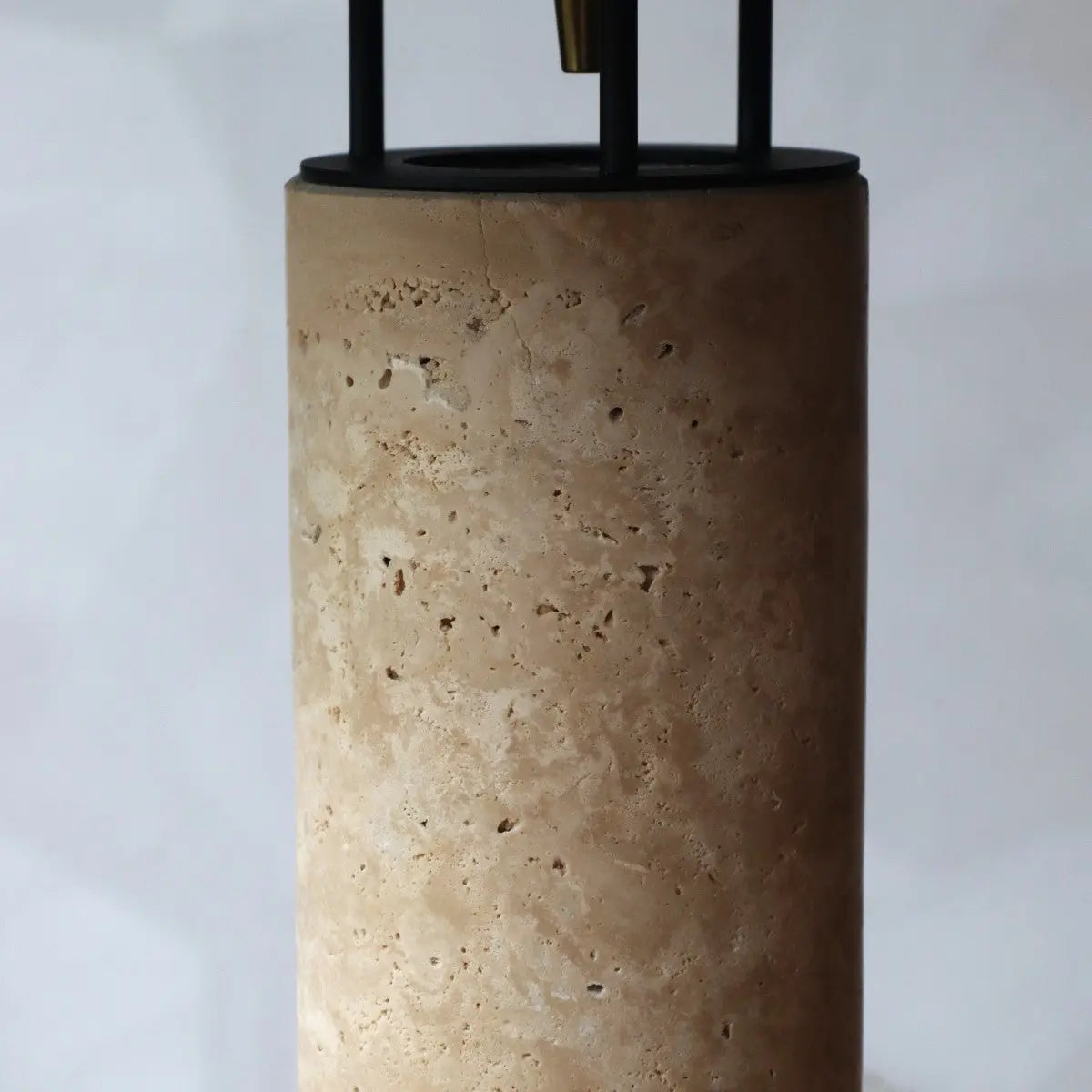 Nicolaas Travertine Lamp – Elegant Handmade Design with Metal & Travertine-3