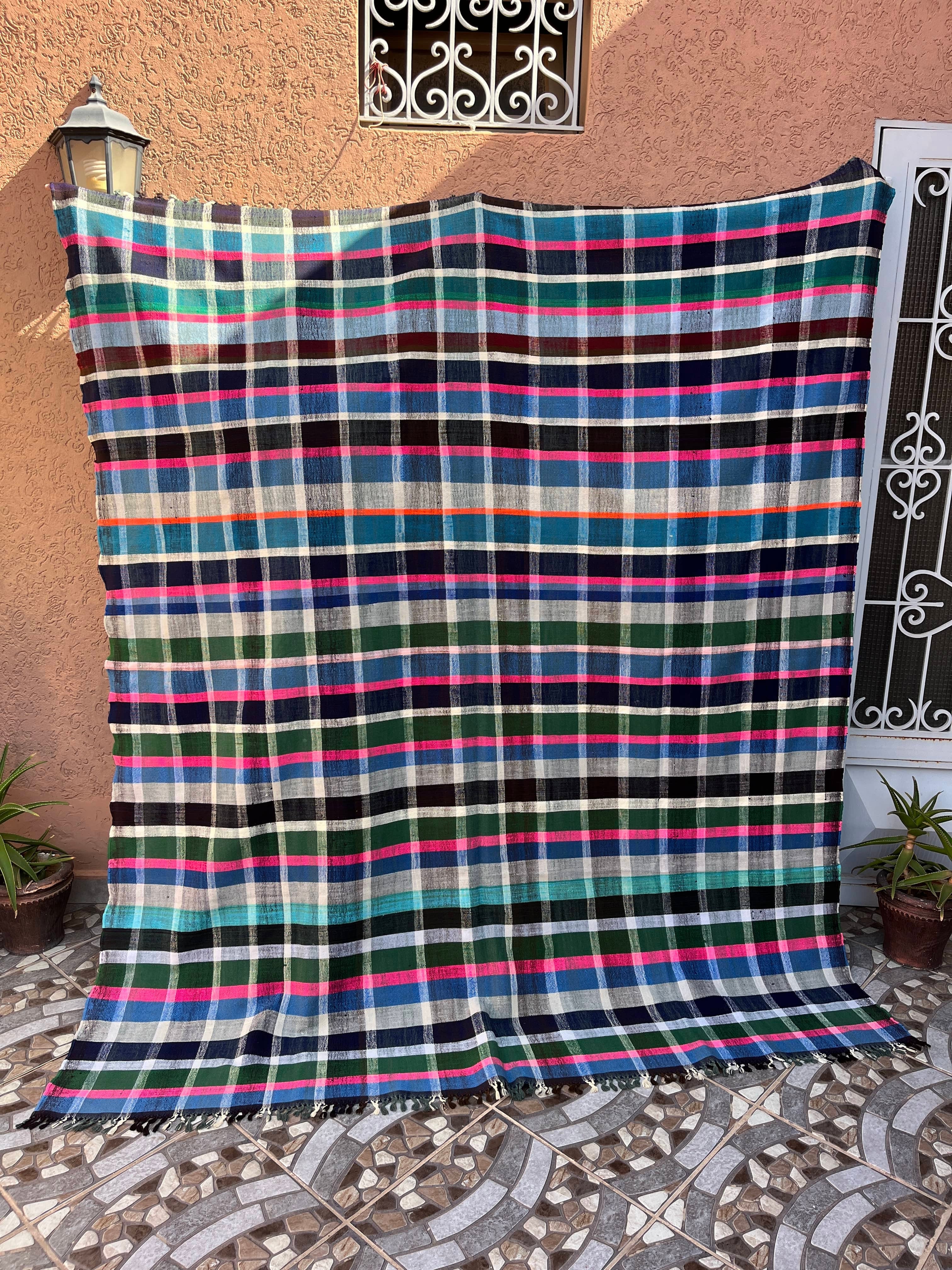 Handwoven Berber Throw & Quilts  – A One-of-a-Kind Moroccan Treasure-0