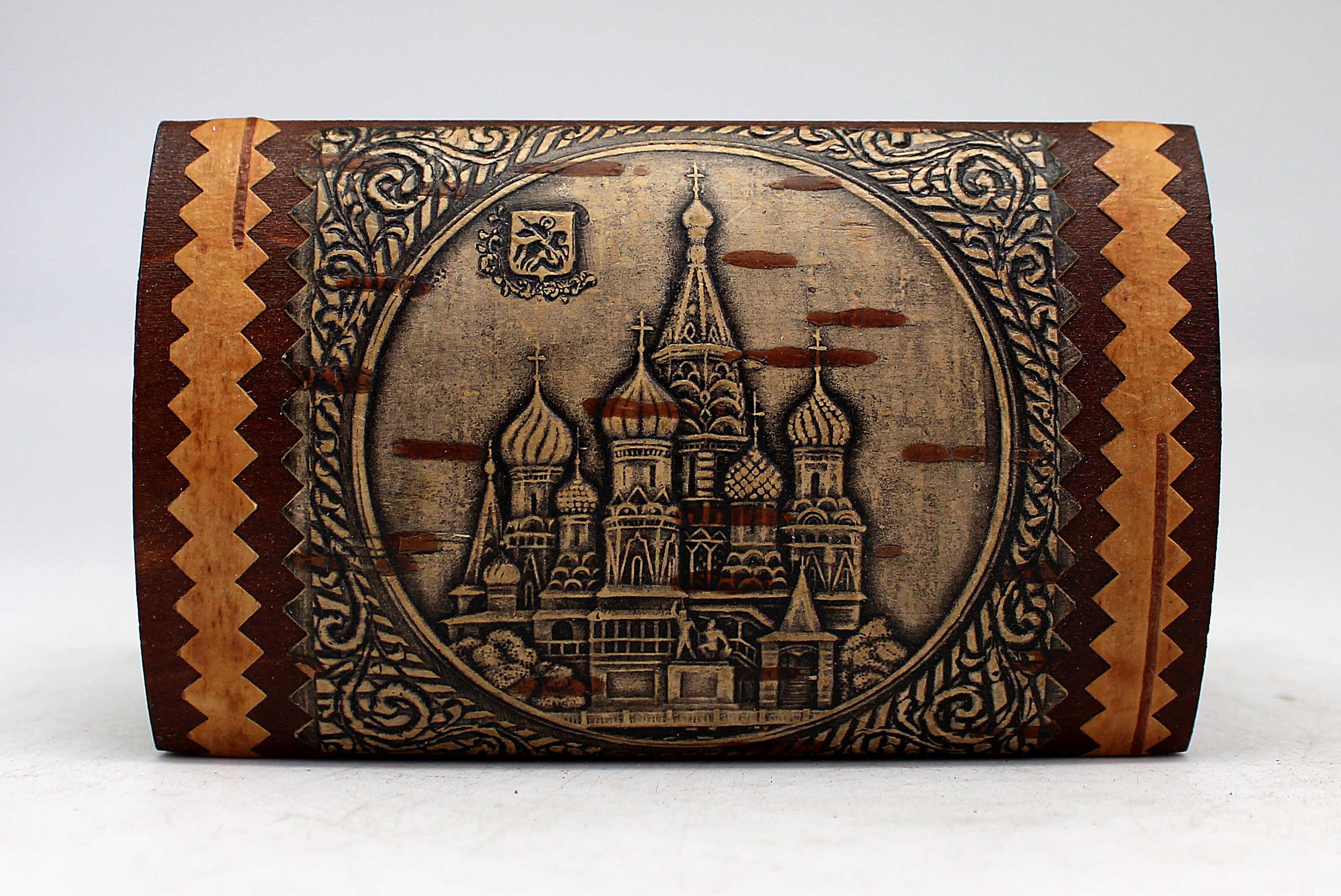 One of a Kind Birch Bark Tree Wooden Box 2.5" by G.DeBrekht-1