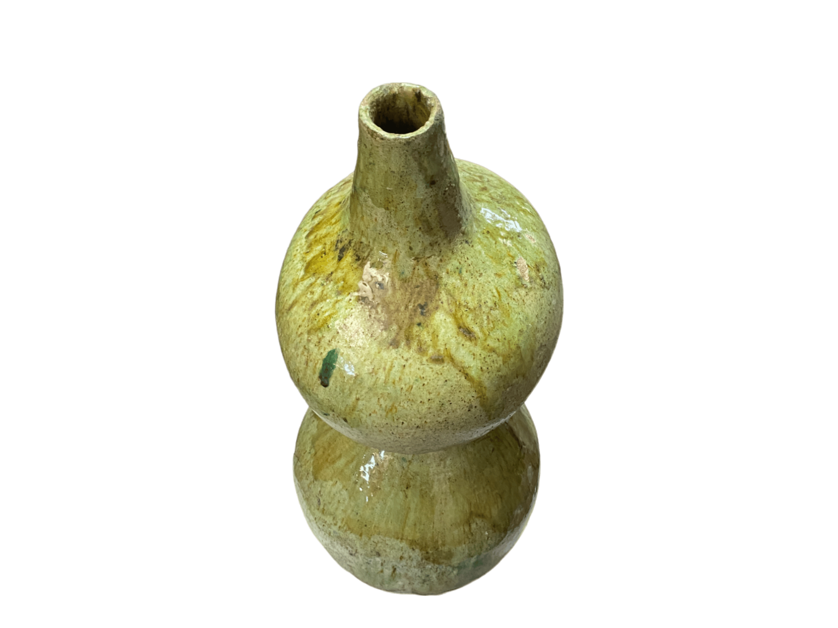 Artisan Handmade Moroccan Tamegroute Double Round Vase-3