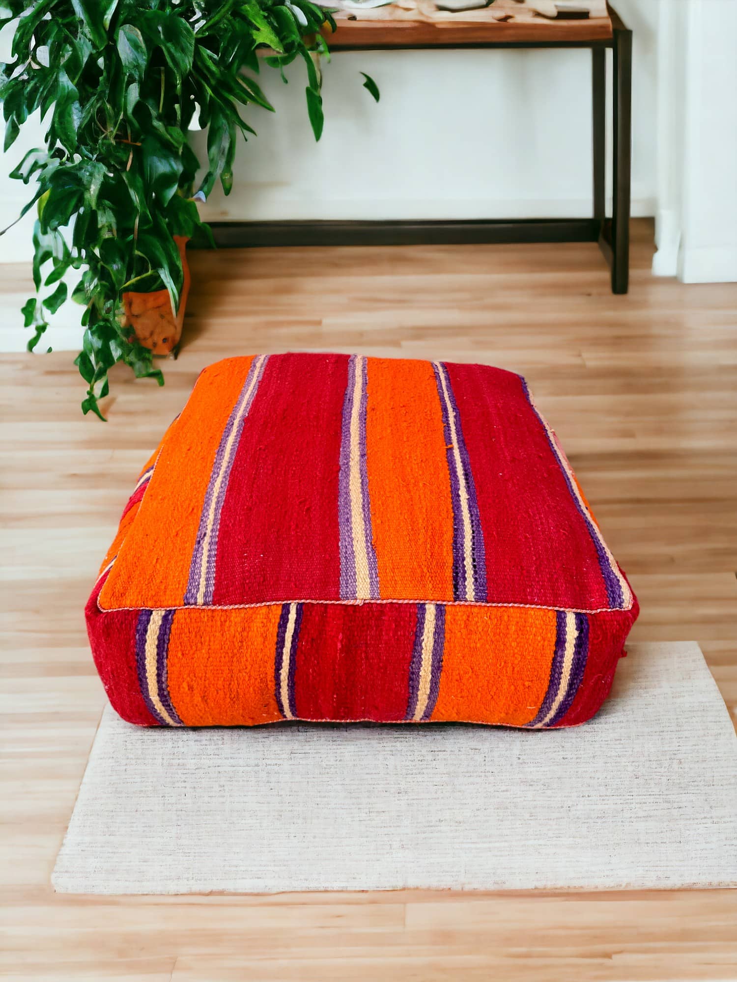 Berber Rug Pouf: Authentic Comfort for Your Home-3