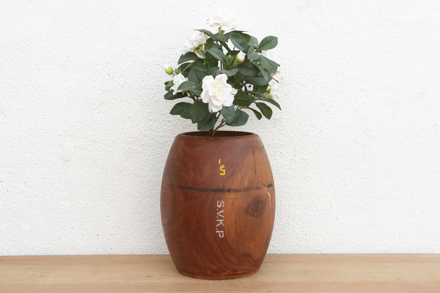 Antique Stenciled Grain Measure Pot