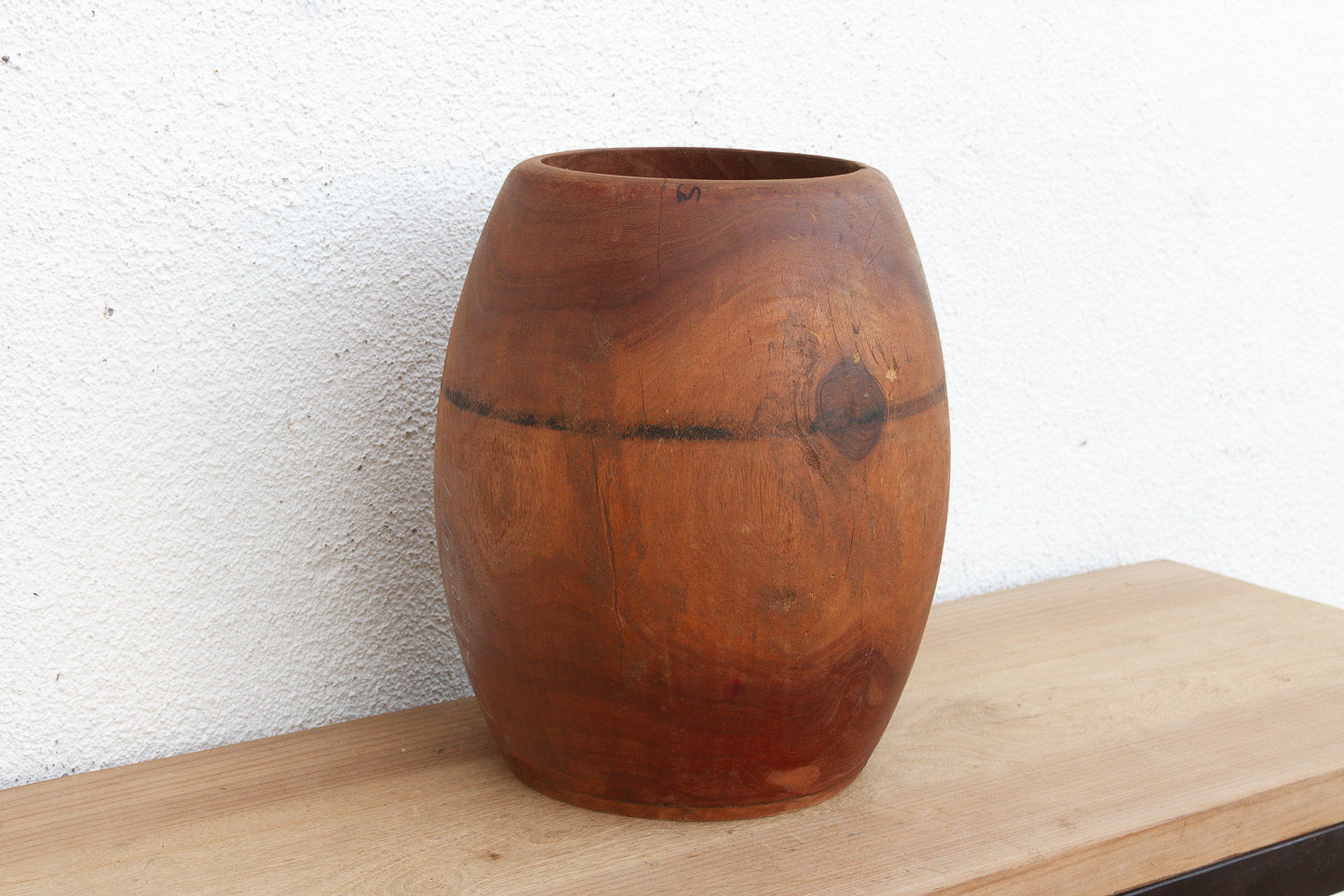 Antique Stenciled Grain Measure Pot