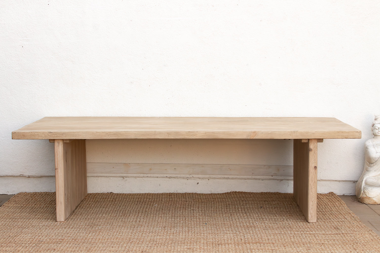 Grand Estate Reclaimed Bleached Wood Dining Table (Trade)