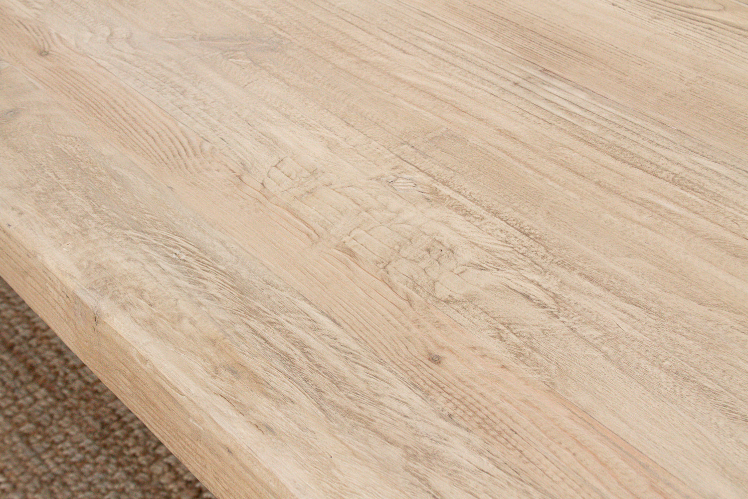 Grand Estate Reclaimed Bleached Wood Dining Table (Trade)