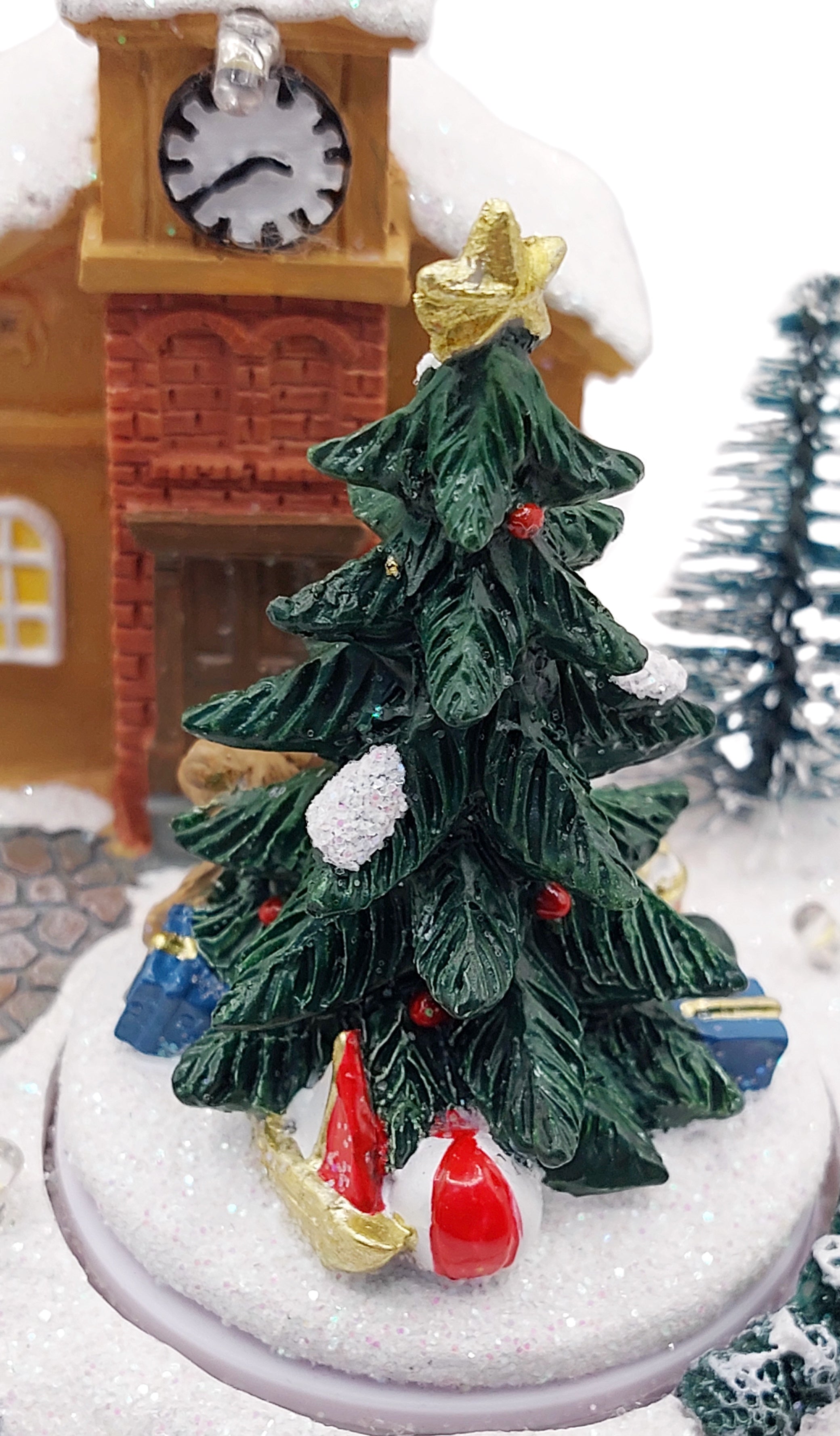 Snowy Church. Christmas Village Wizardi F07-N1-12-2704A-3