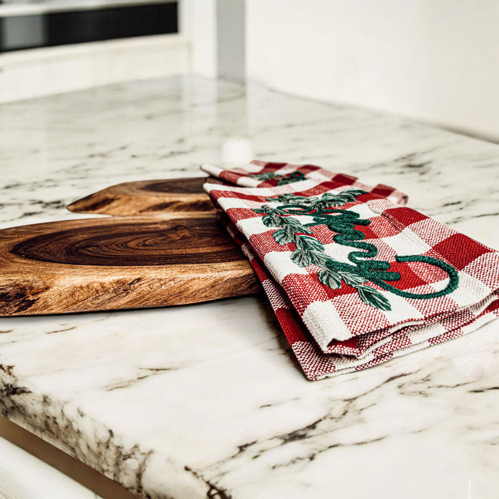 Holiday Charcuterie & Tartan Towel Set-3