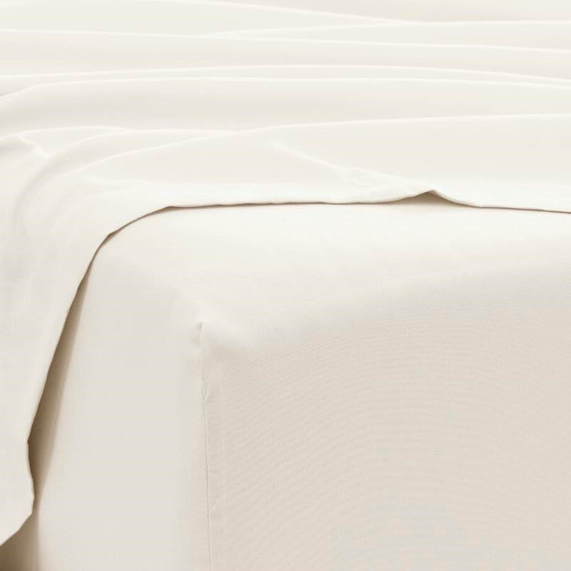 Full size Ivory Beige 6-Piece Wrinkle Resistant Microfiber/Polyester Sheet Set-2