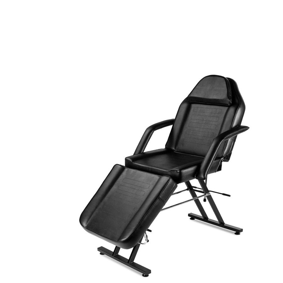 Black Adjustable Massage Bed Salon Chair w/ Hydraulic Stool-3