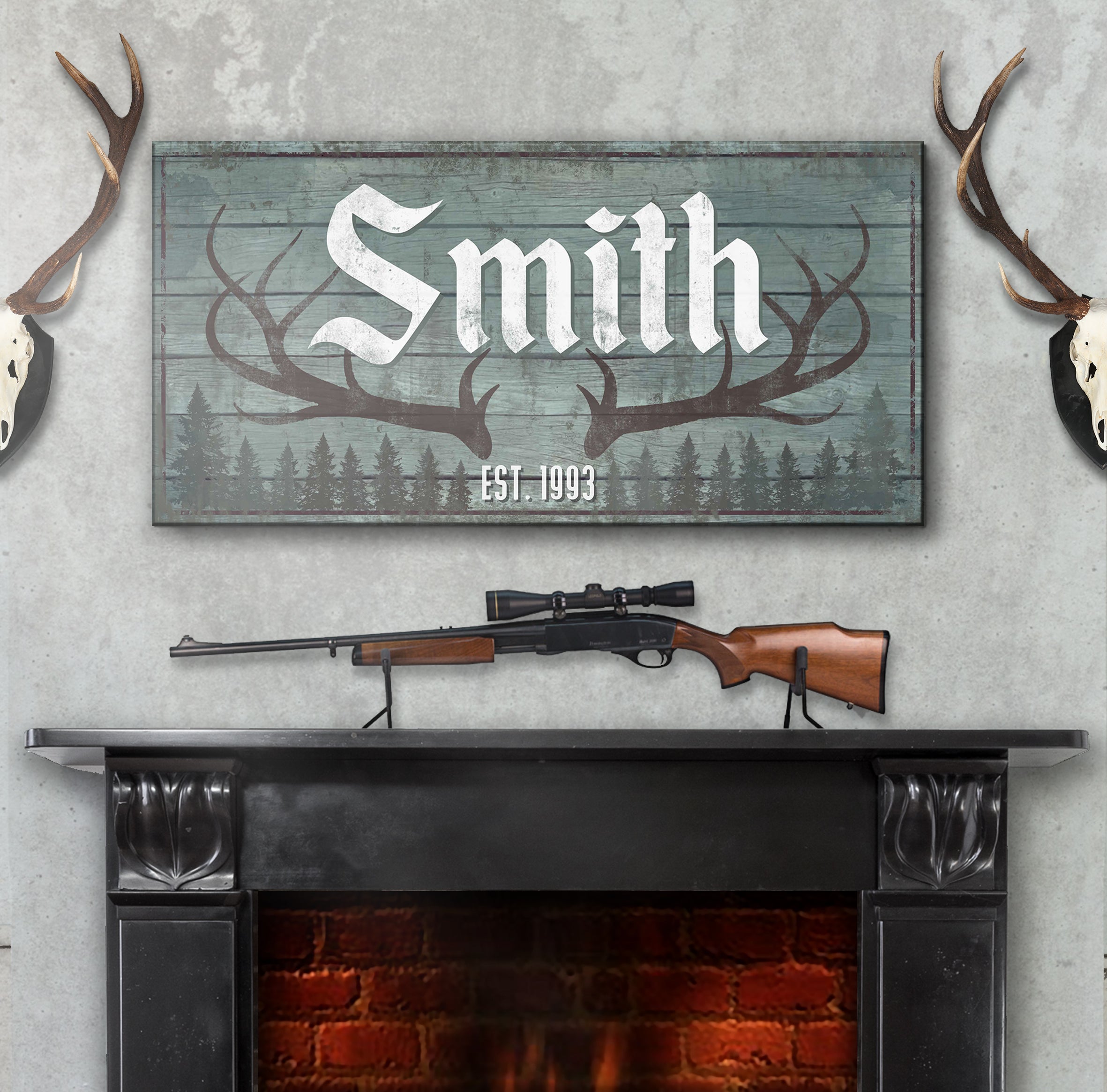 RUSTIC FAMILY ANTLER -LP1