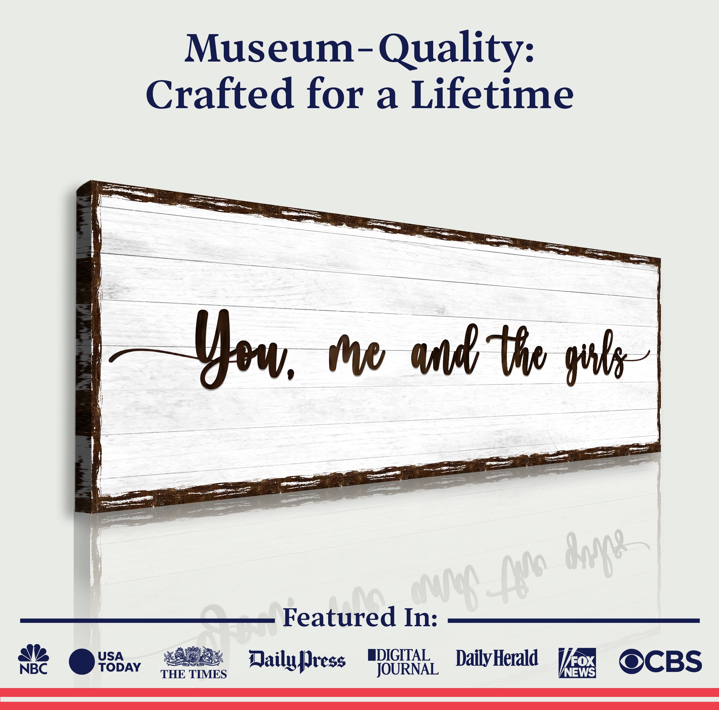 You, Me, And The Girls Sign