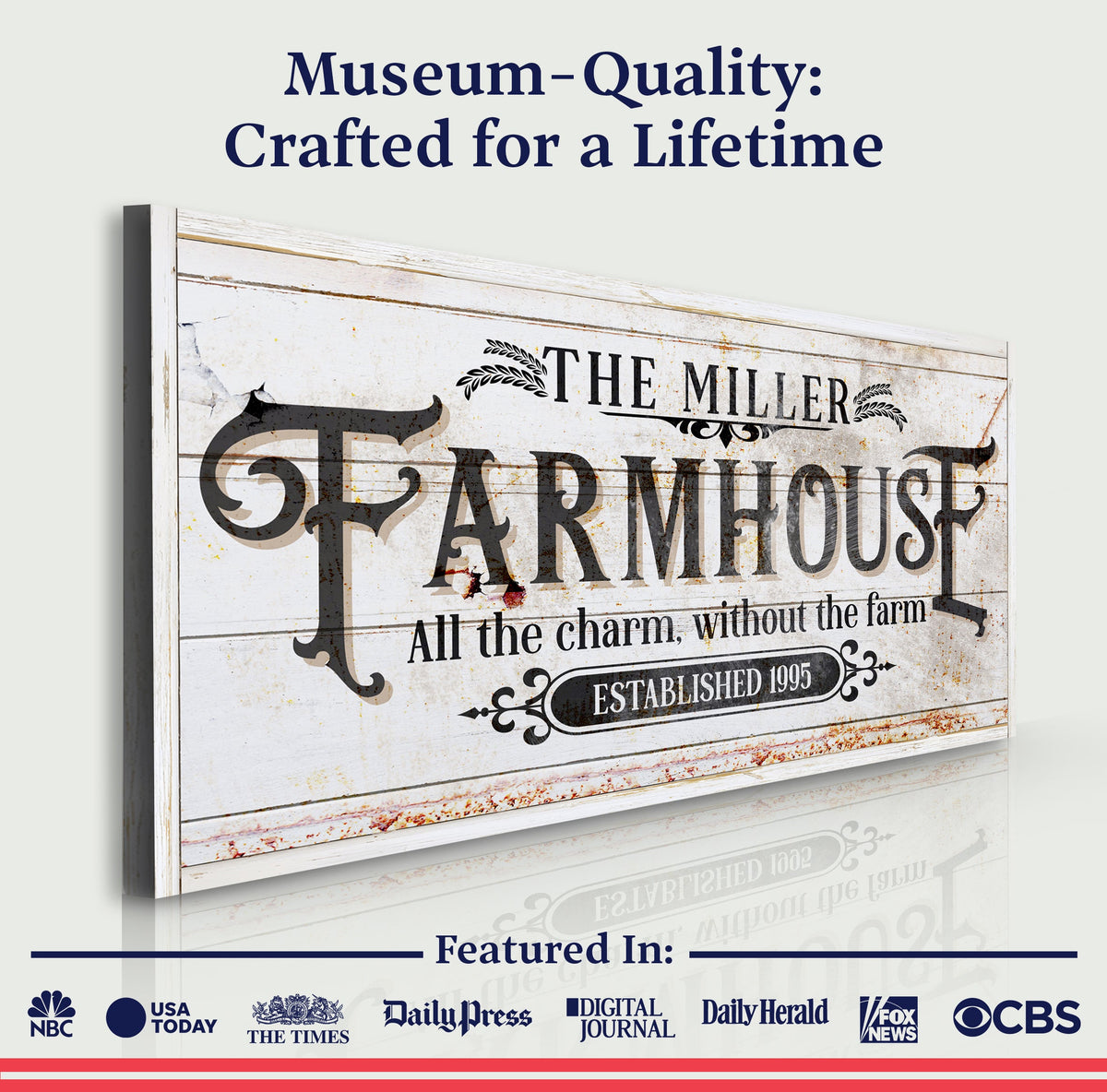 Personalized Farmhouse Sign II