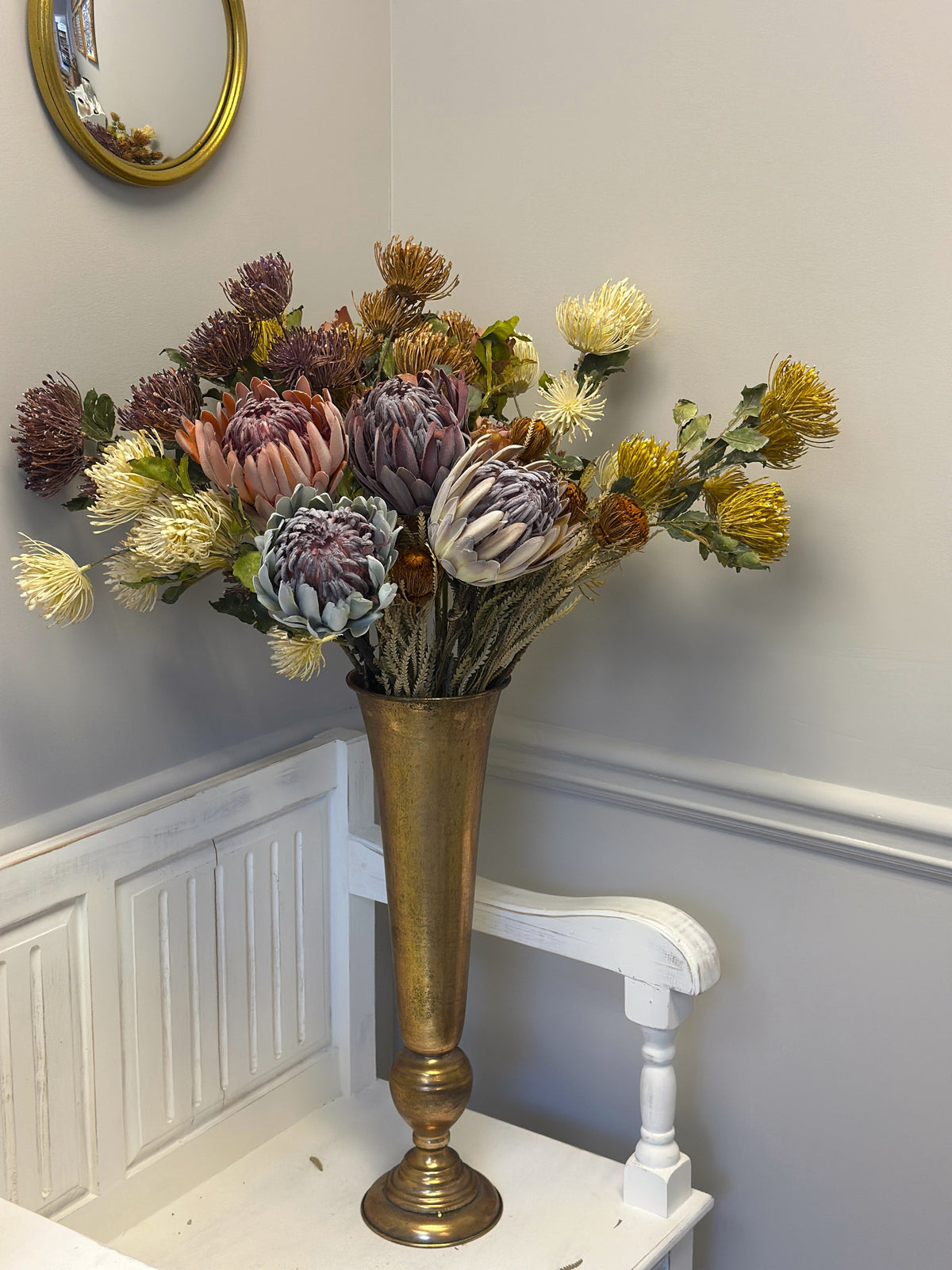 Artifical King Protea Bouquet(Sold Individually)