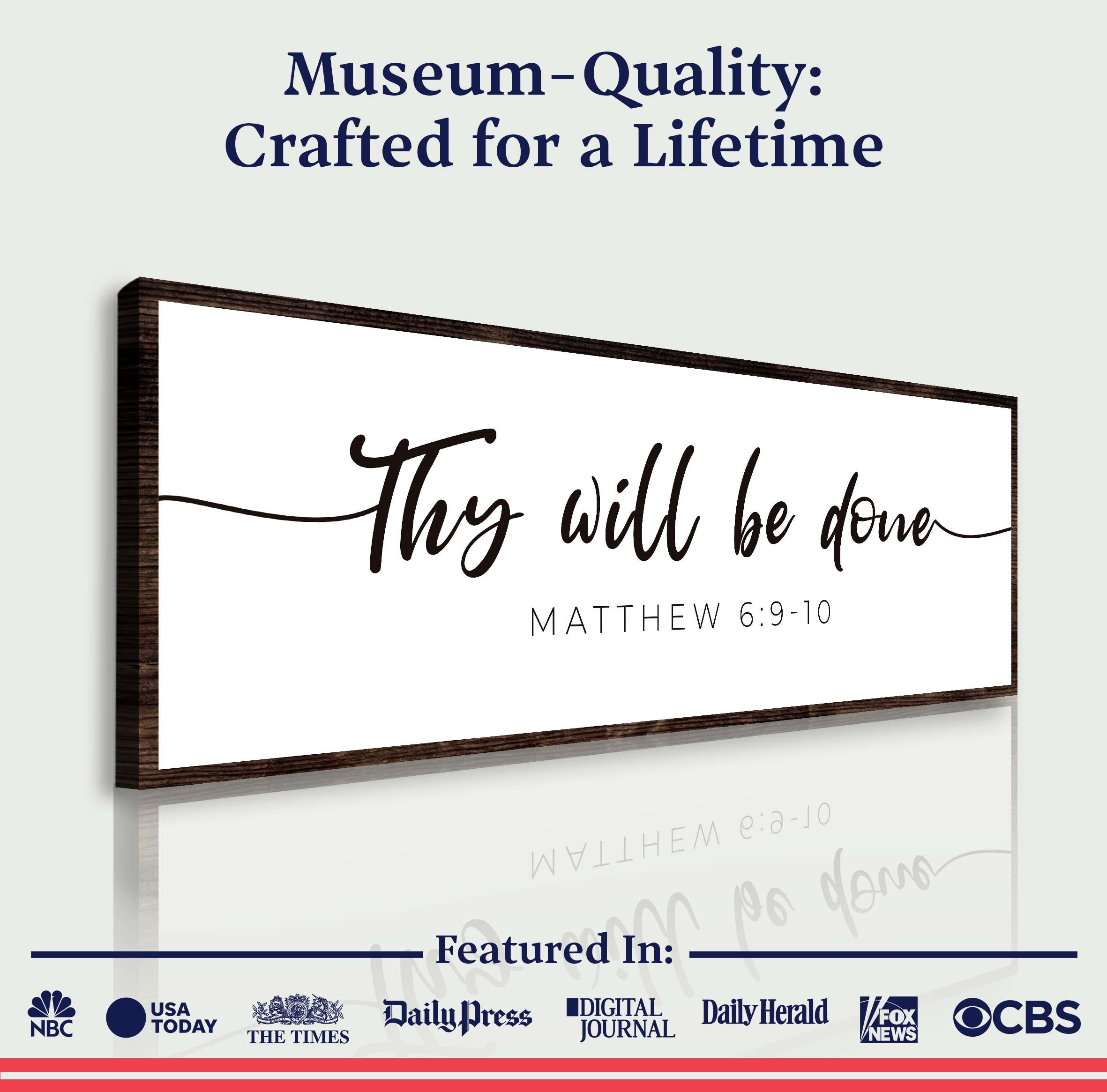 Thy Will Be Done Faith Sign III