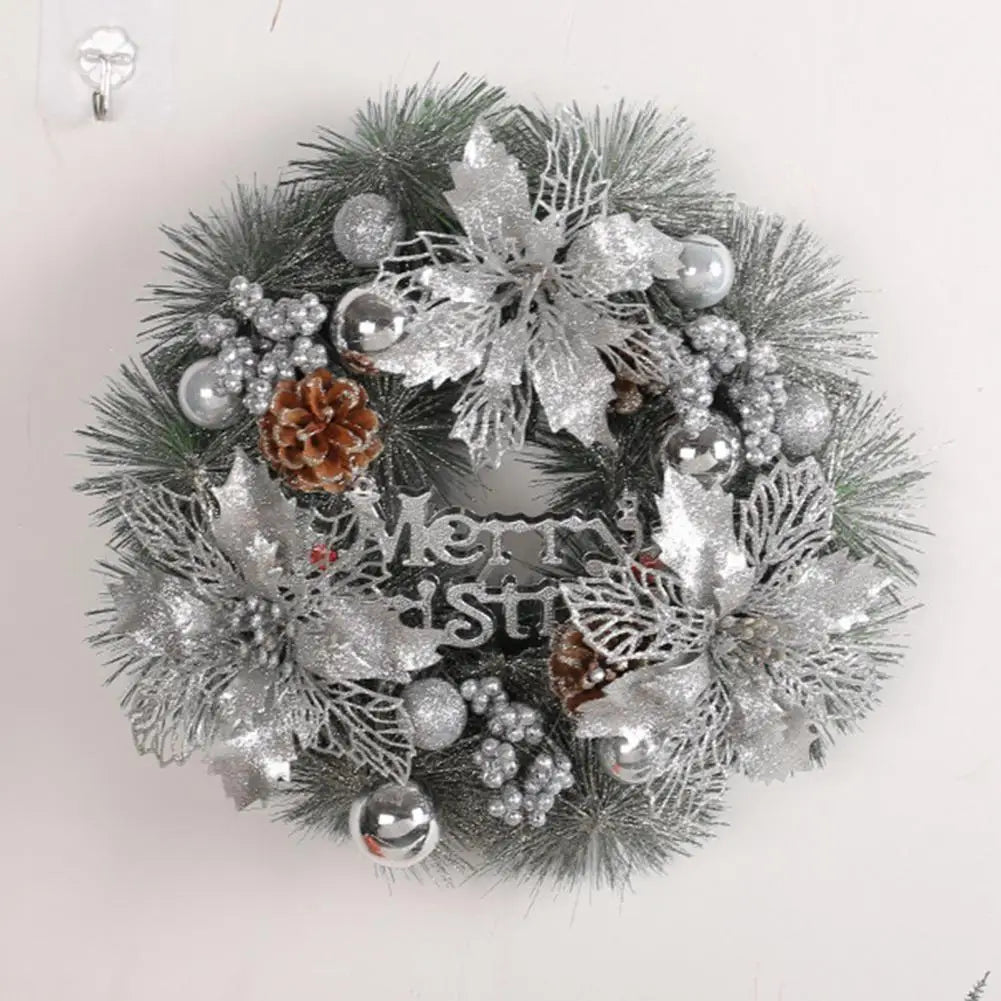 Christmas Wreath Window Holiday Decoration-2