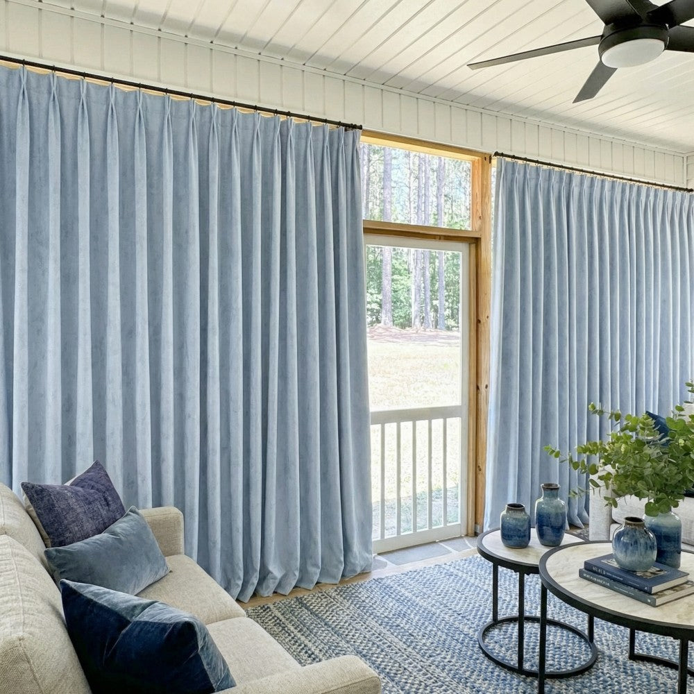 Iris Chenille-like Subtle Damask Curtains
