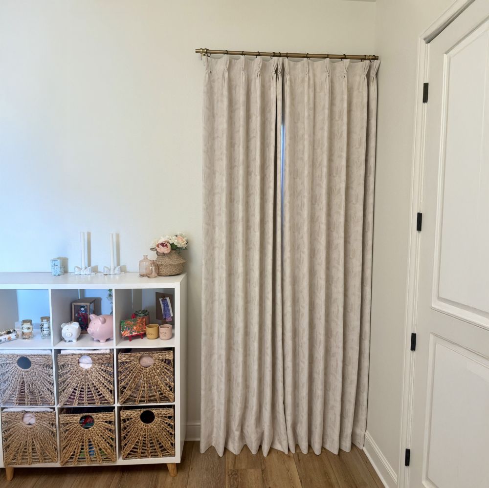 Iris Chenille-like Subtle Damask Curtains