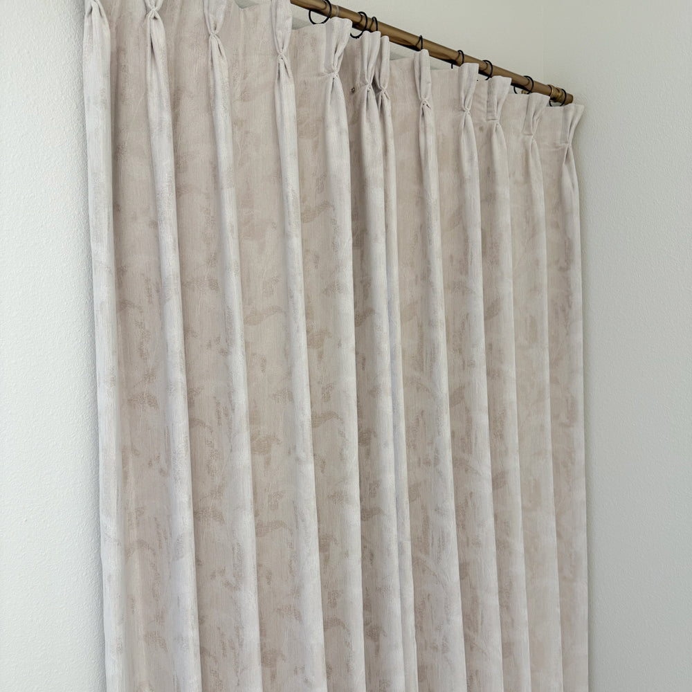 Iris Chenille-like Subtle Damask Curtains