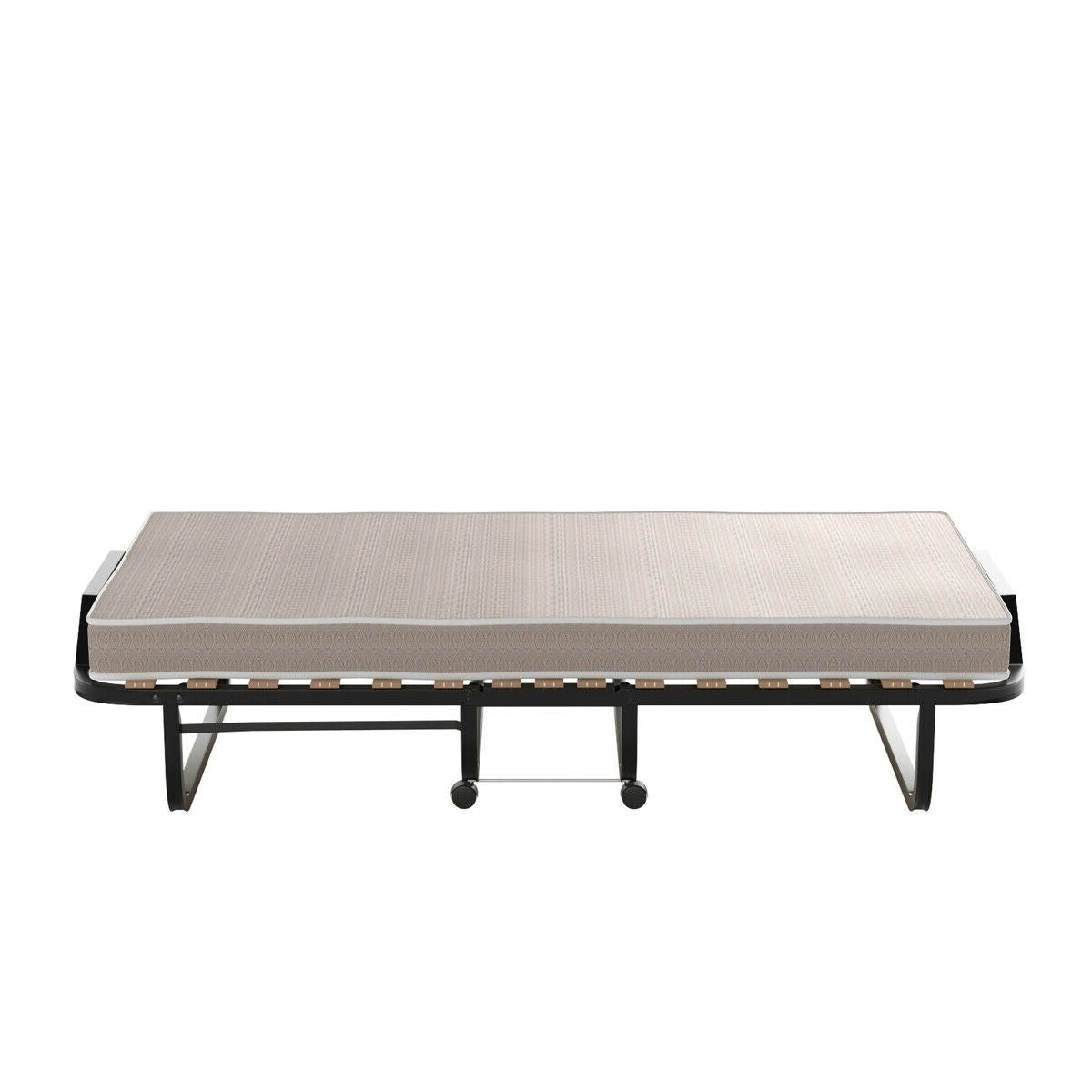 Rollaway Bed with Casters Wheels and Folding Memory Foam Mattress-1