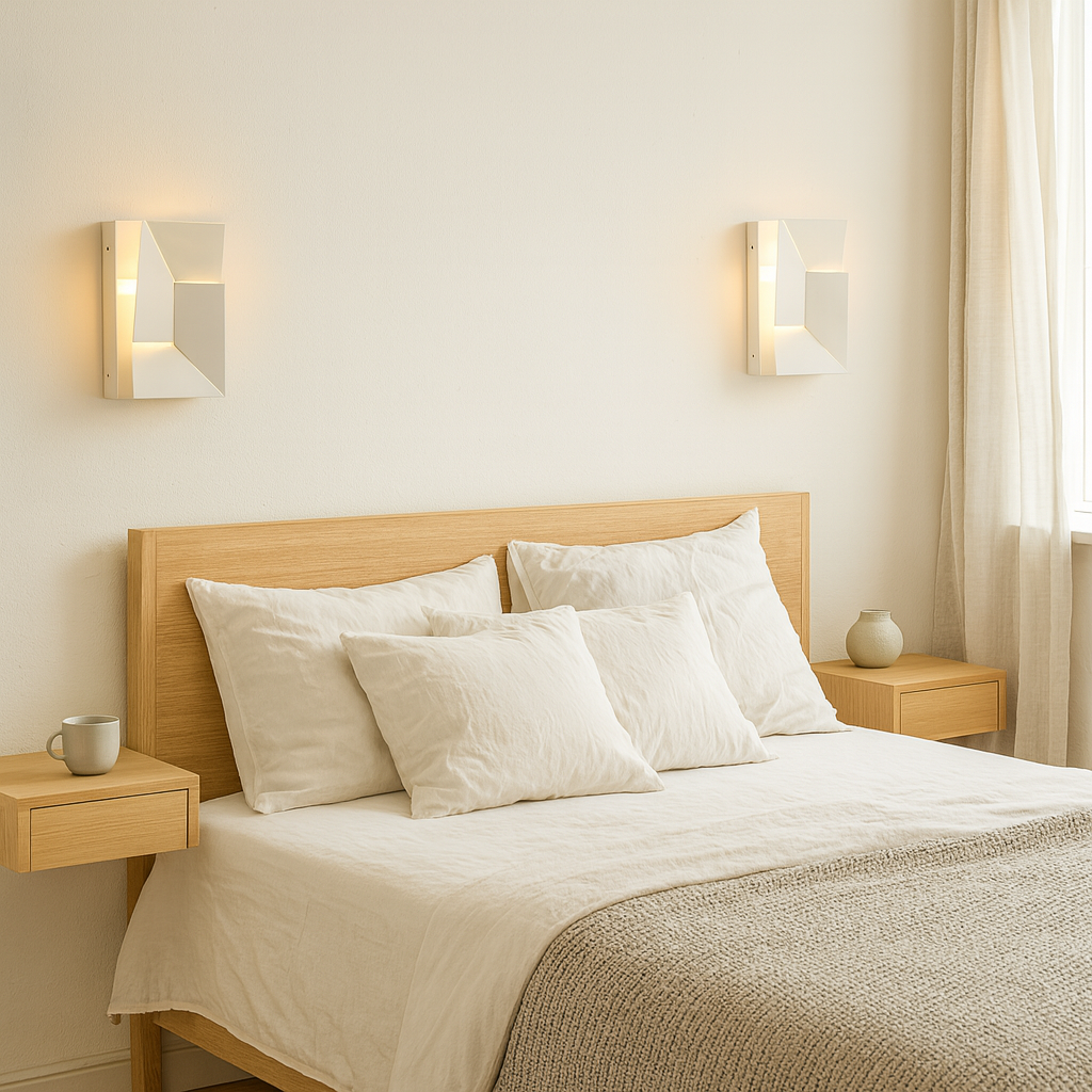 Jigsaw Modern LED Wall Light, Geometric Minimalist Sconce with Warm White Glow-3