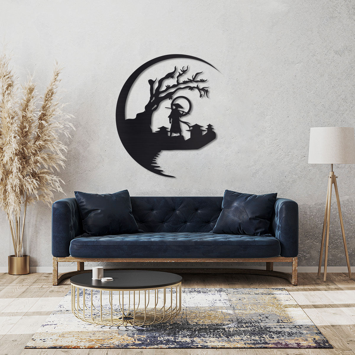 Samurai Scene Sign-2