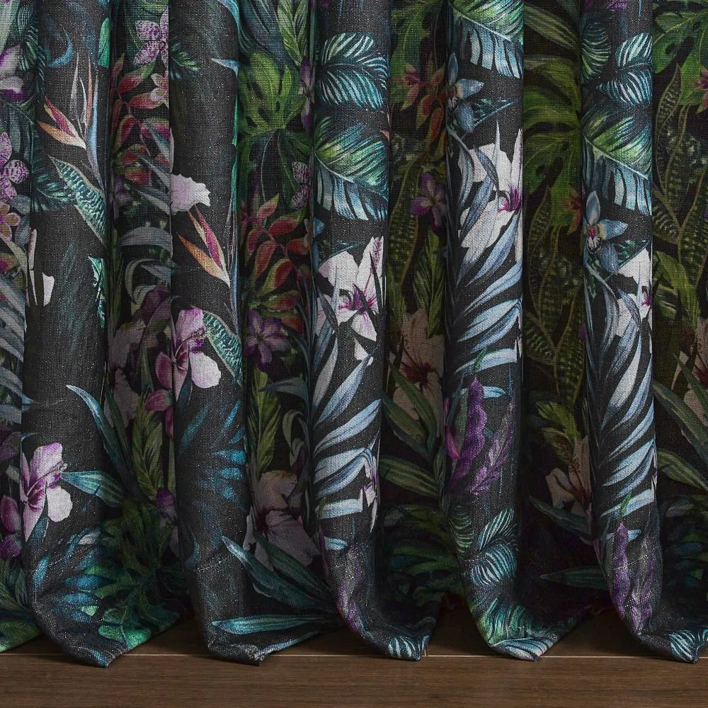 Jonah Green Fancy Garden Printed Curtains