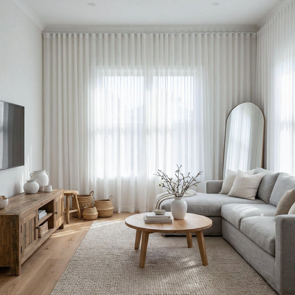 Joy Silky Phantom Sheer Curtains