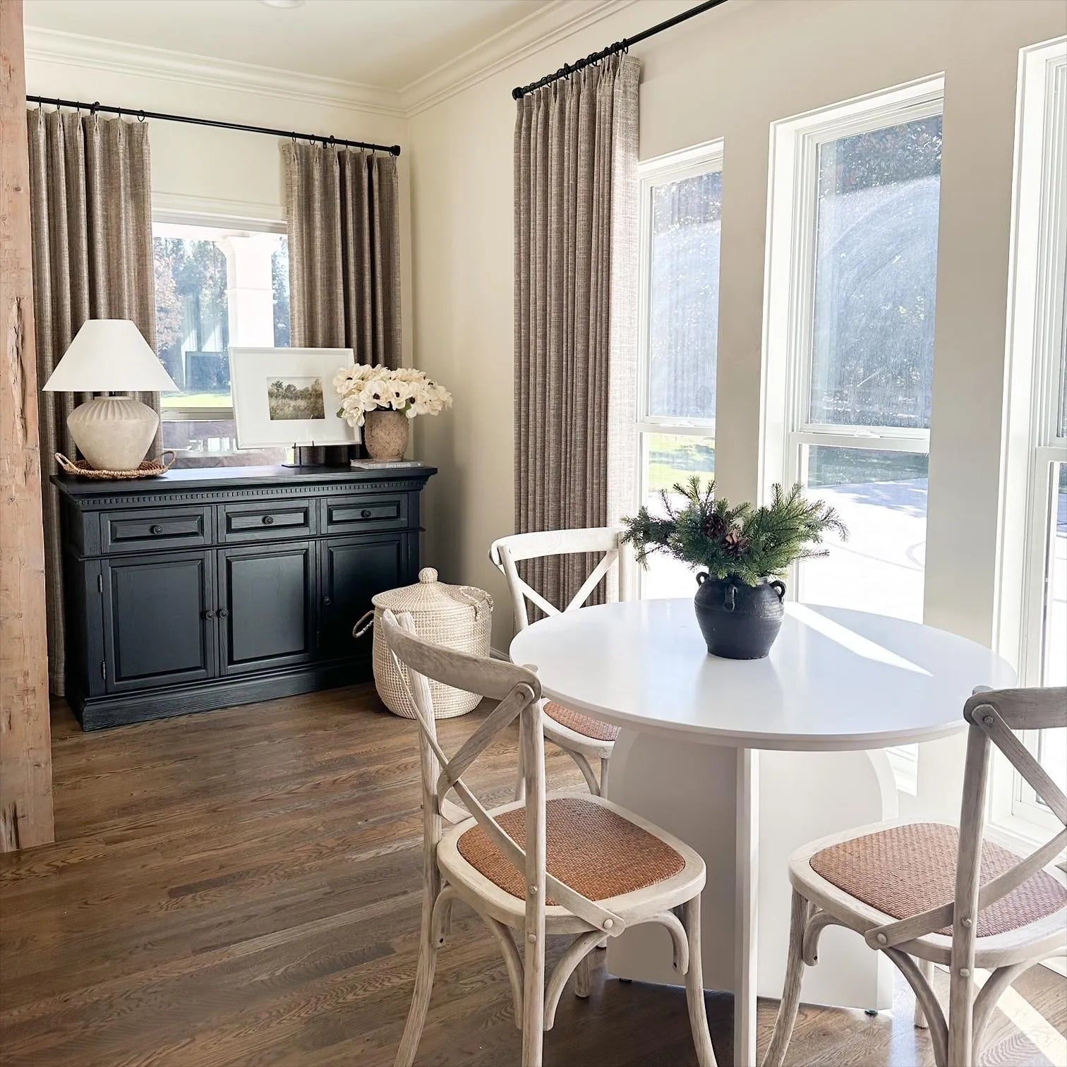 Juno Wood Grain Rough Textured Curtains
