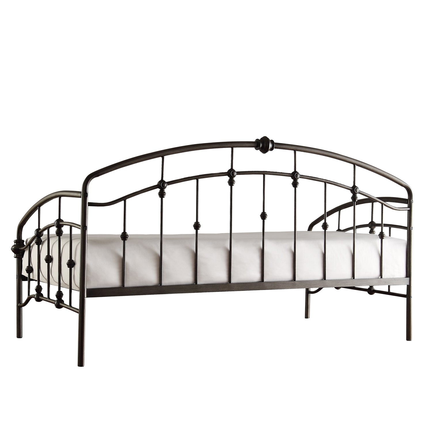 Twin Metal Daybed in Antique Dark Bronze Finish-2