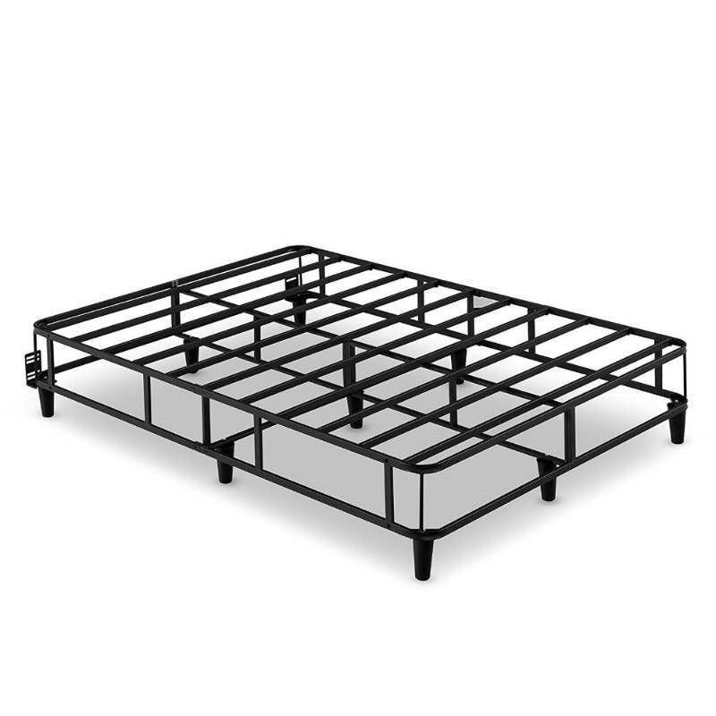 14 Inch 2-in-1 Box-Spring Foundation Bed Frame in King-1