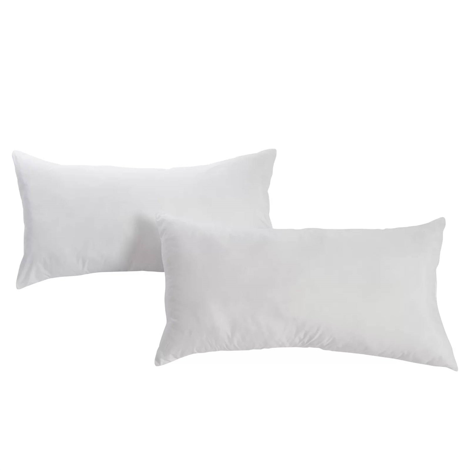 Set of 2 -King size Bed Pillow with Plush Polyester Fill and 2 Pillowcases-0